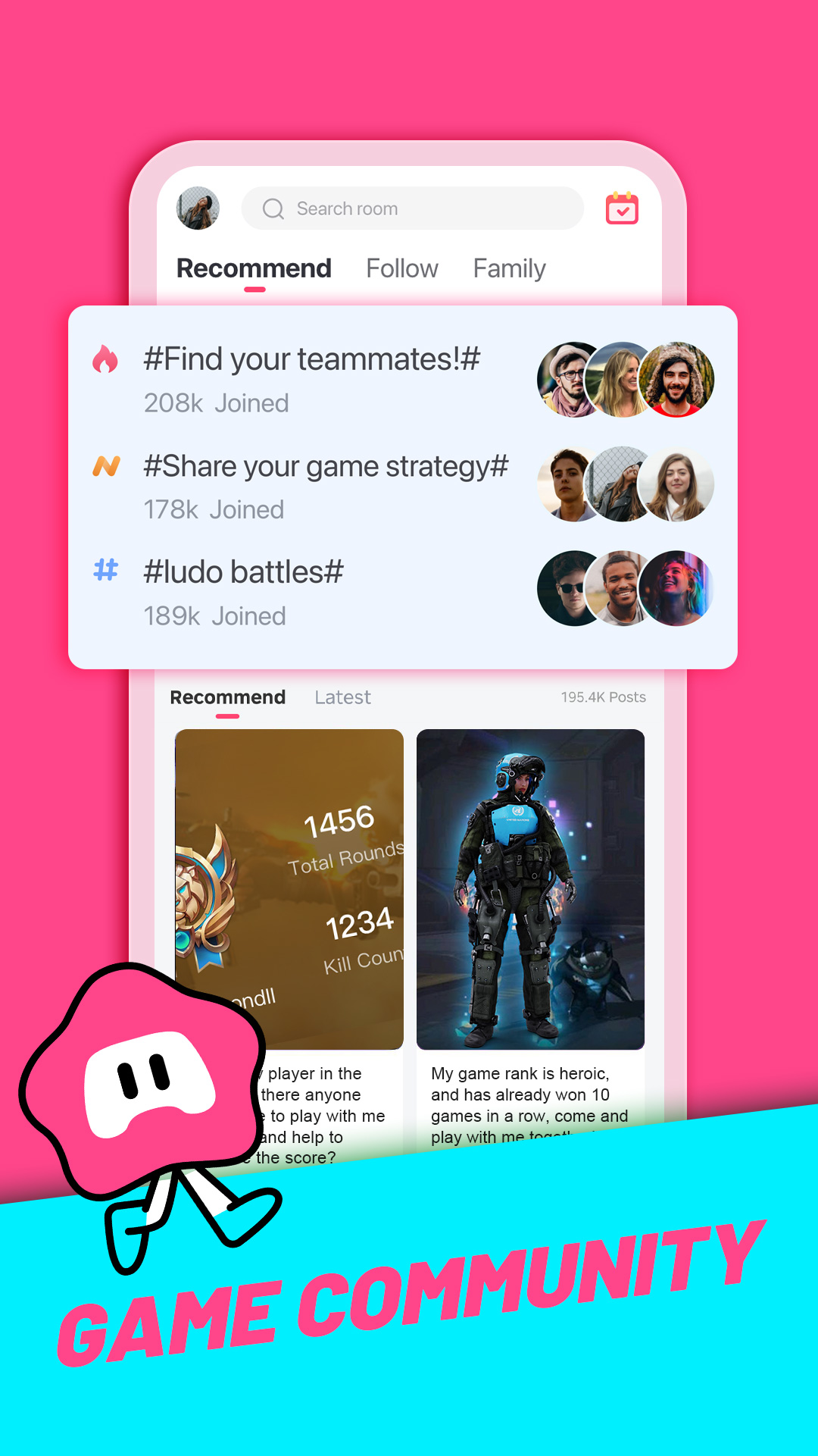 اسکرین شات 6 برنامه Gamingo: Play With Teammates