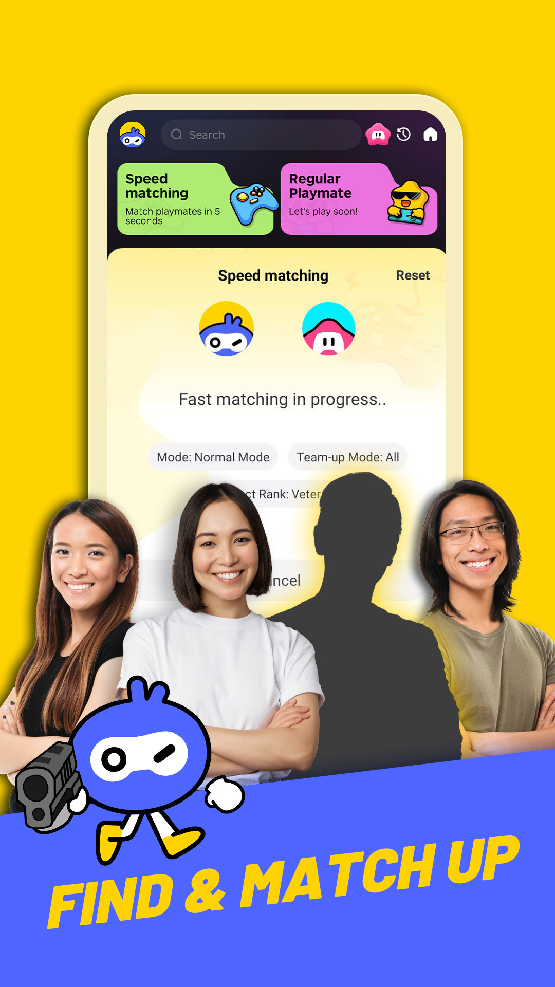 اسکرین شات 3 برنامه Gamingo: Play With Teammates