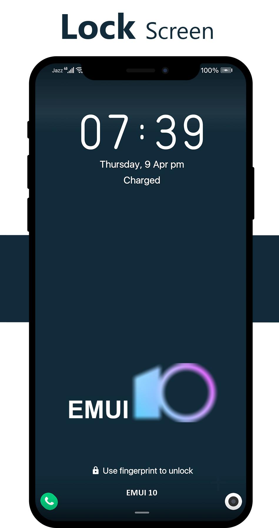 اسکرین شات 3 برنامه Dark Emui-9.1 Theme for Huawei