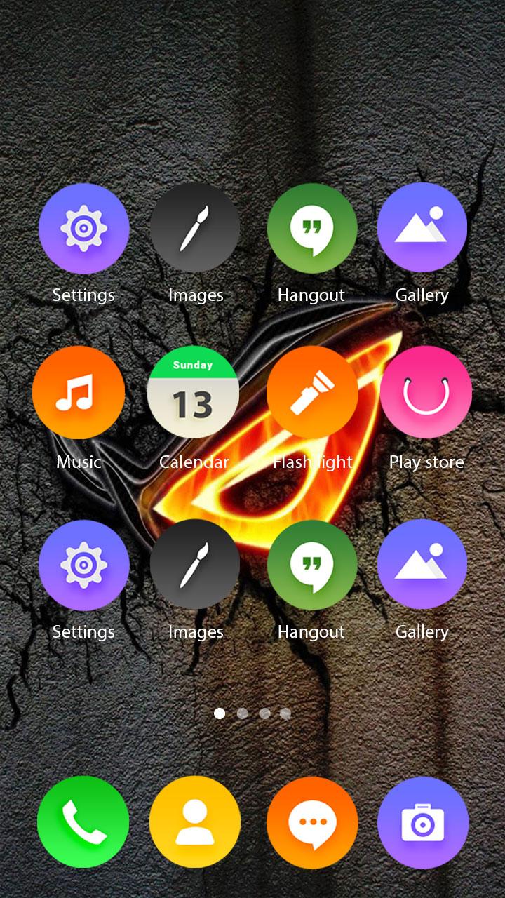 اسکرین شات 5 برنامه Asus Rog phone 2 Launcher