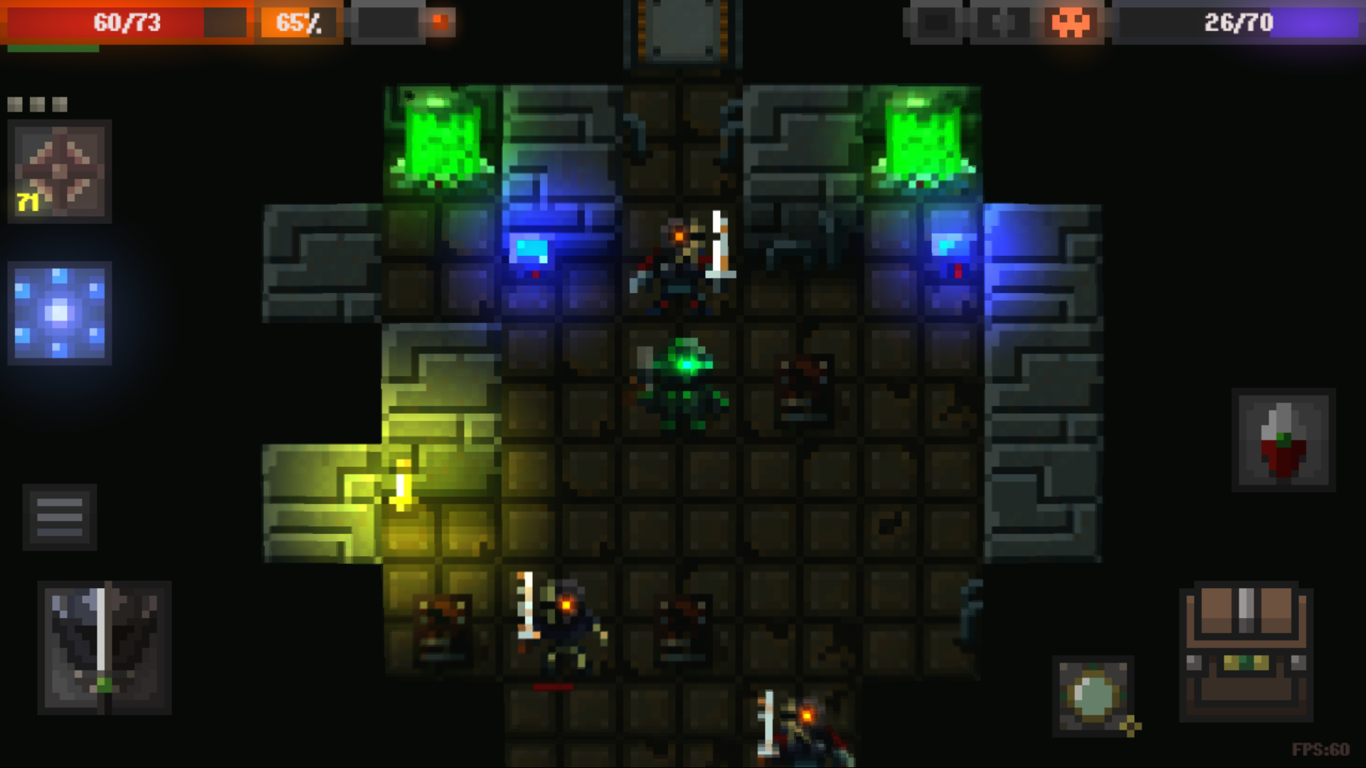 اسکرین شات 3 بازی Caves (Roguelike)