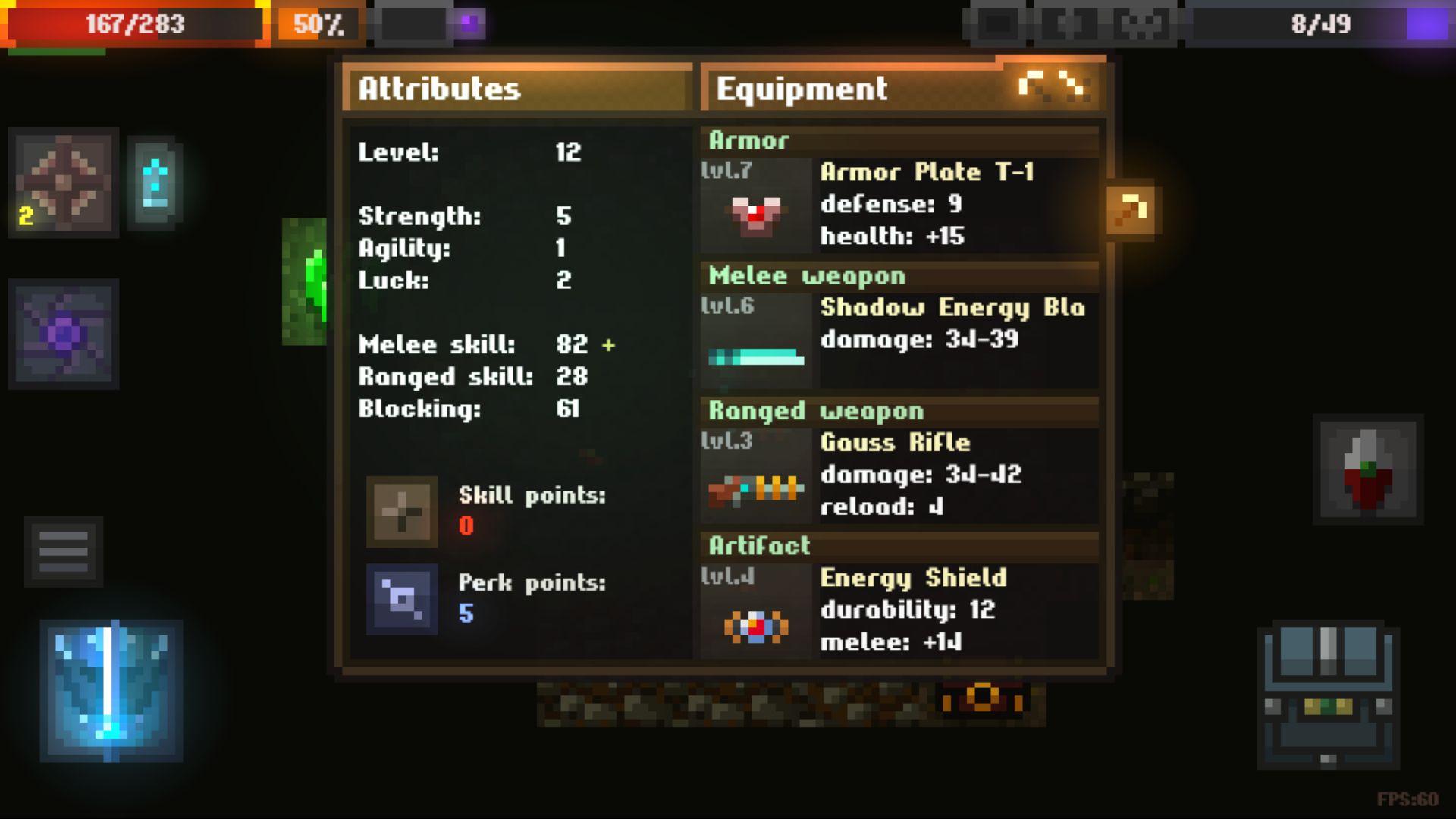 اسکرین شات 6 بازی Caves (Roguelike)