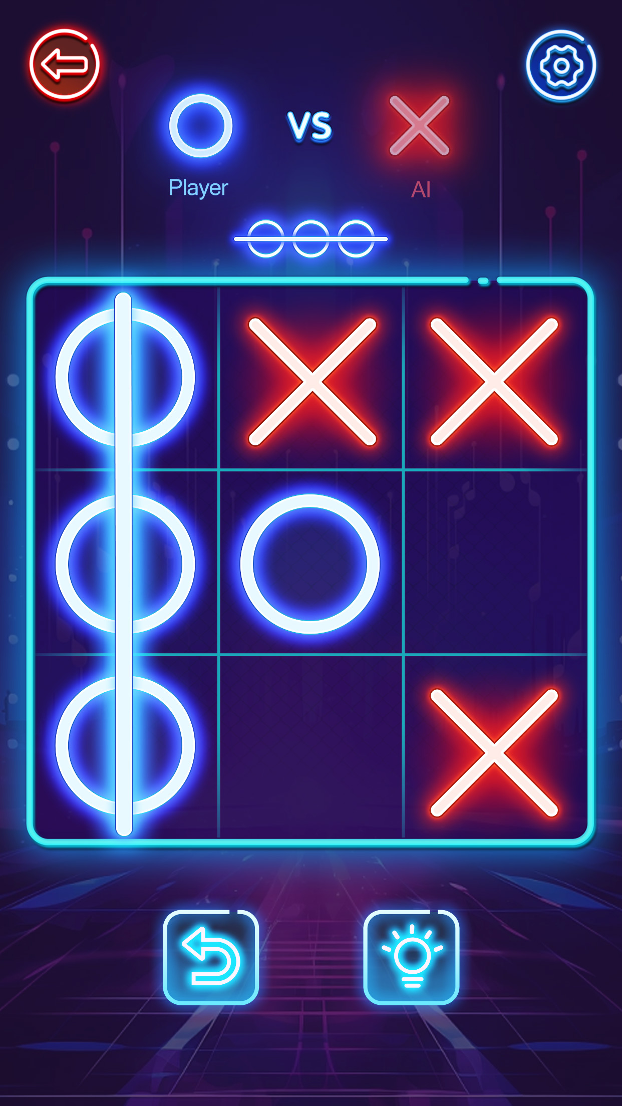 اسکرین شات 1 بازی OX Game - XOXO · Tic Tac Toe