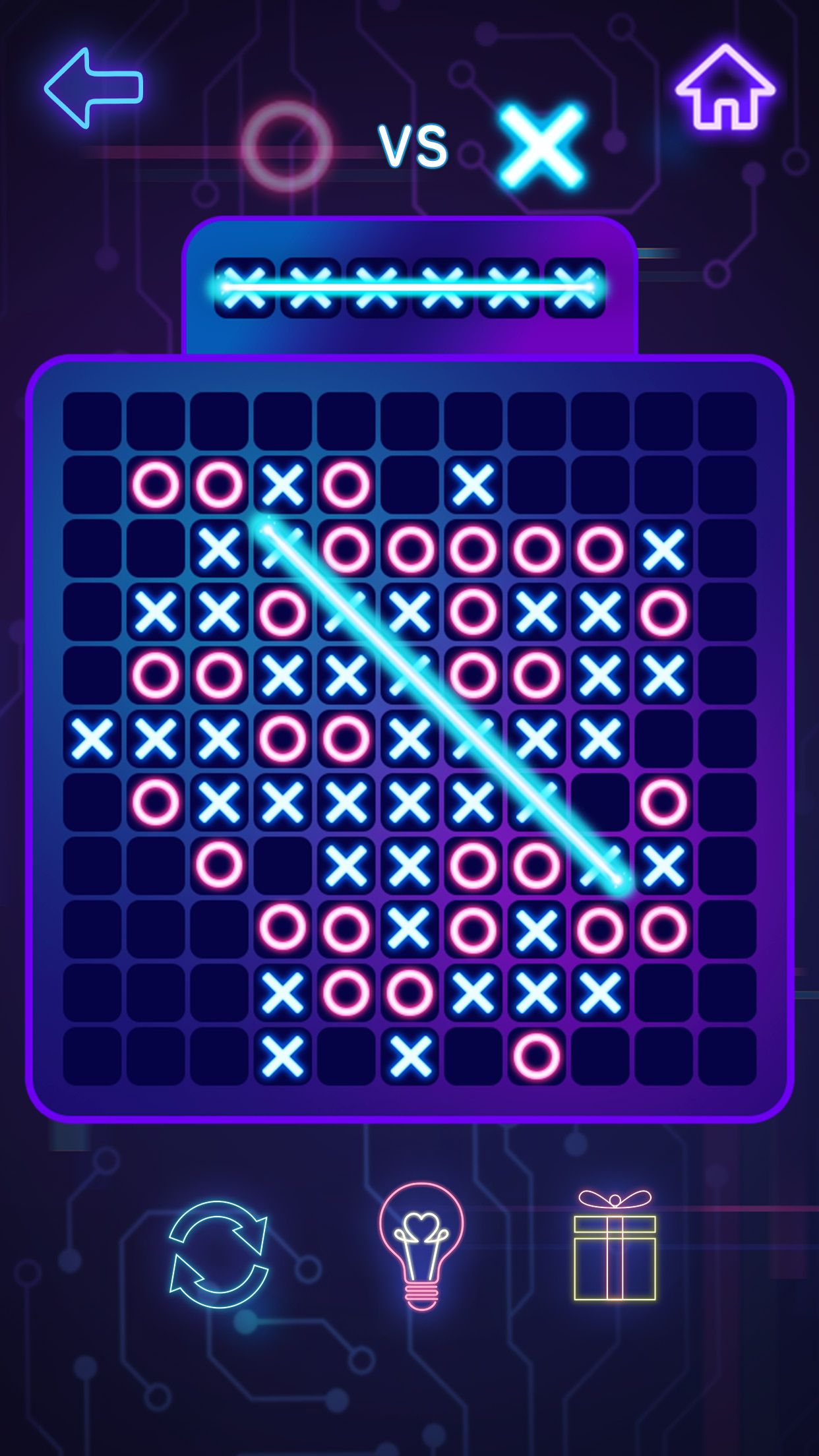 اسکرین شات 5 بازی Tic Tac Toe: 2 Player XOXO