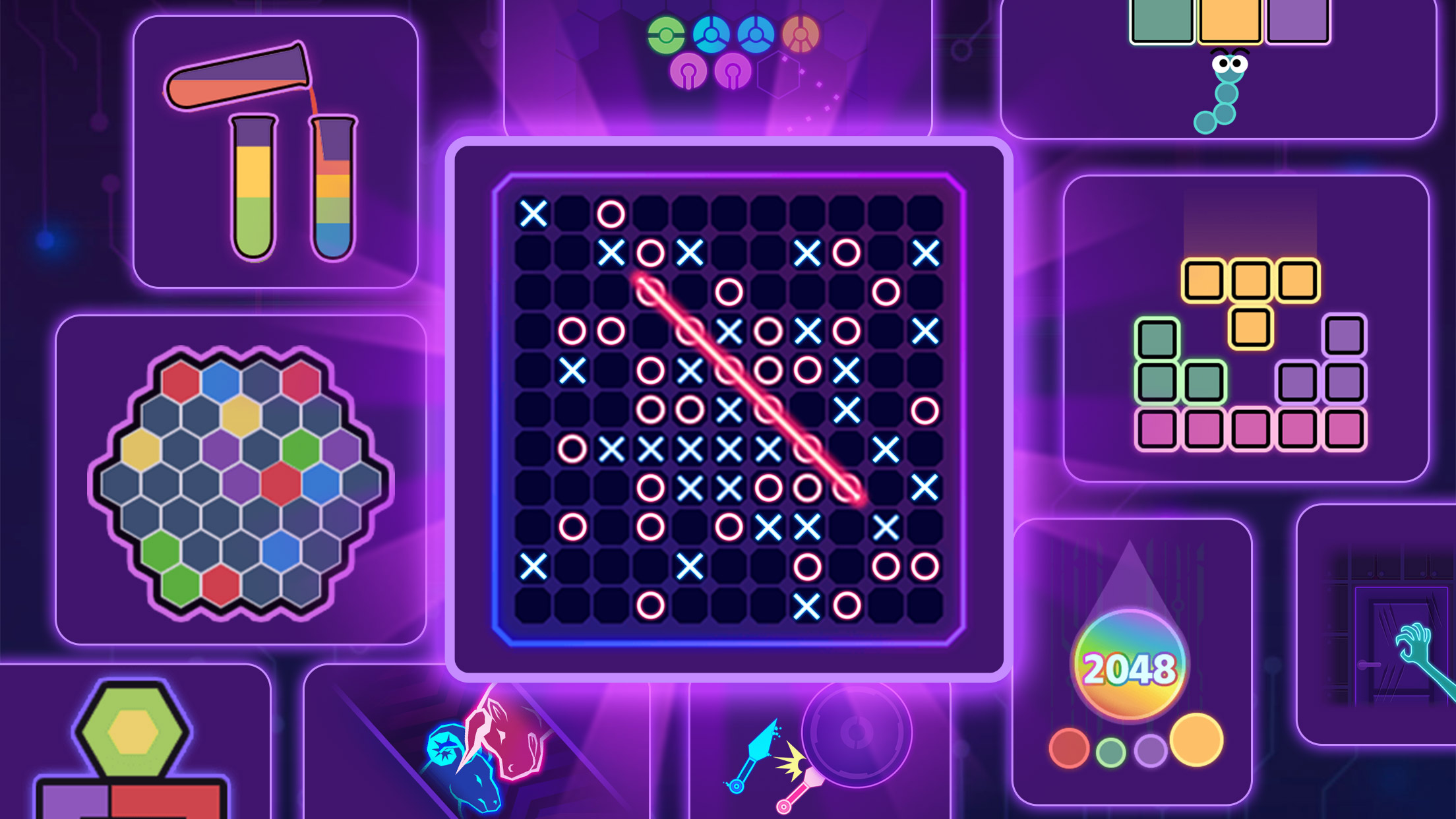 اسکرین شات 1 بازی Tic Tac Toe: 2 Player XOXO