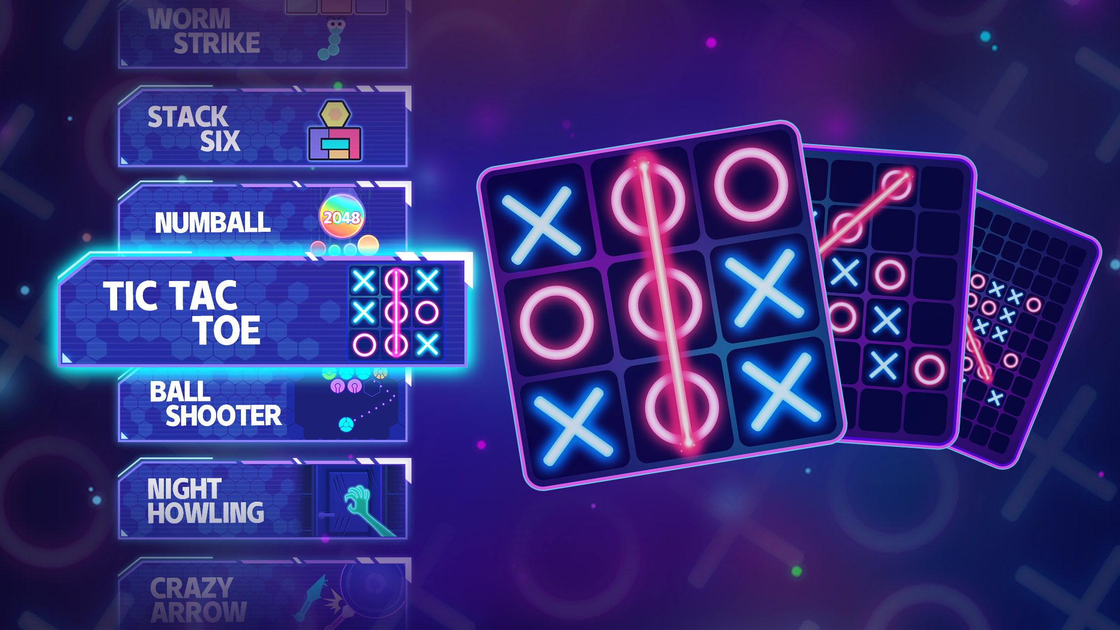 اسکرین شات 2 بازی Tic Tac Toe: 2 Player XOXO