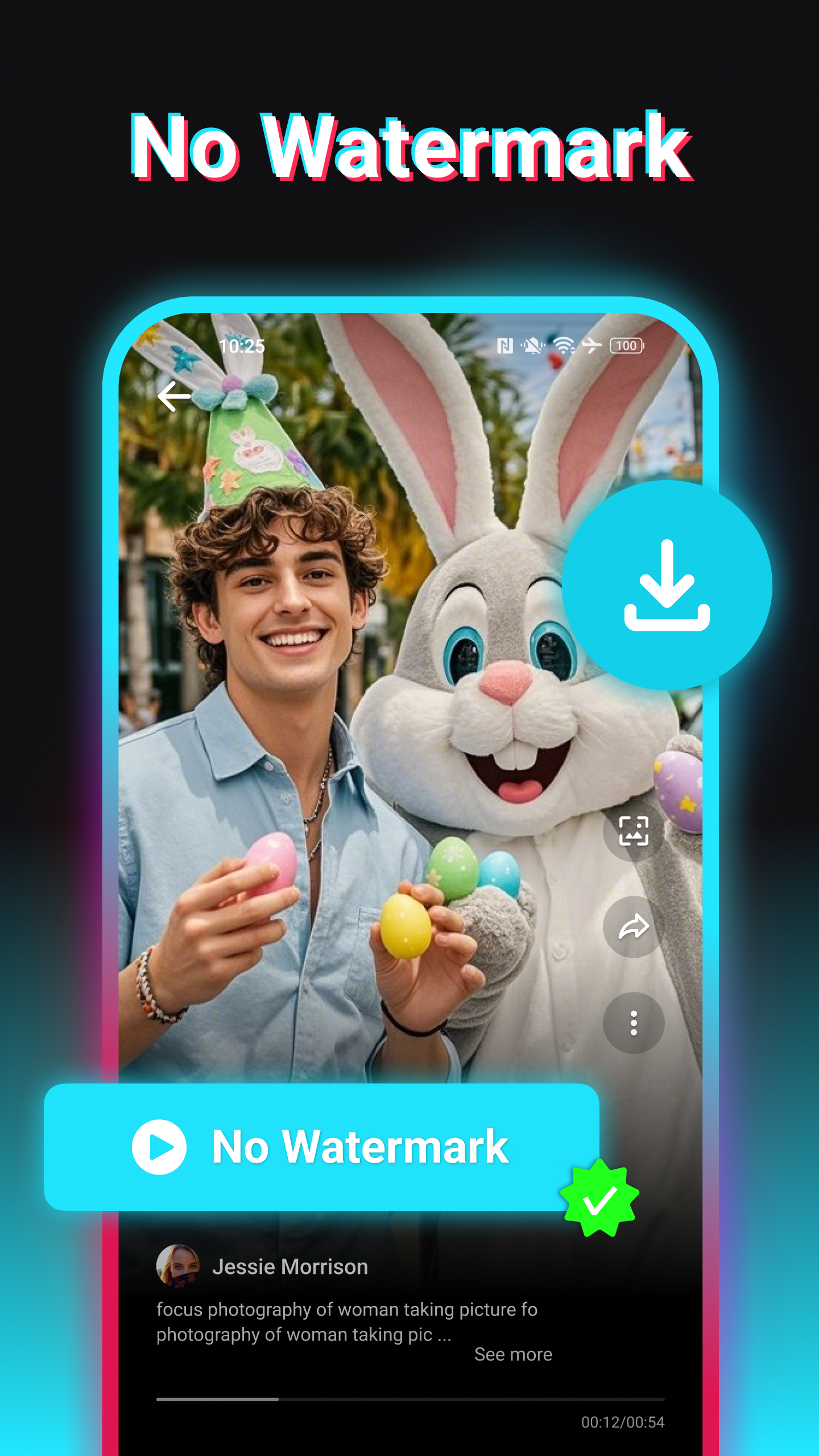 اسکرین شات 3 برنامه SnapTik - TT Video Downloader