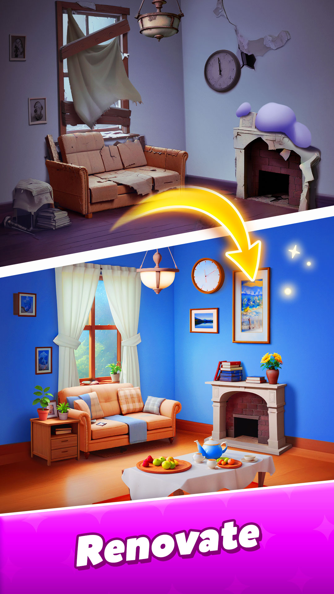 اسکرین شات 3 بازی CELLS - Tile Matching Games