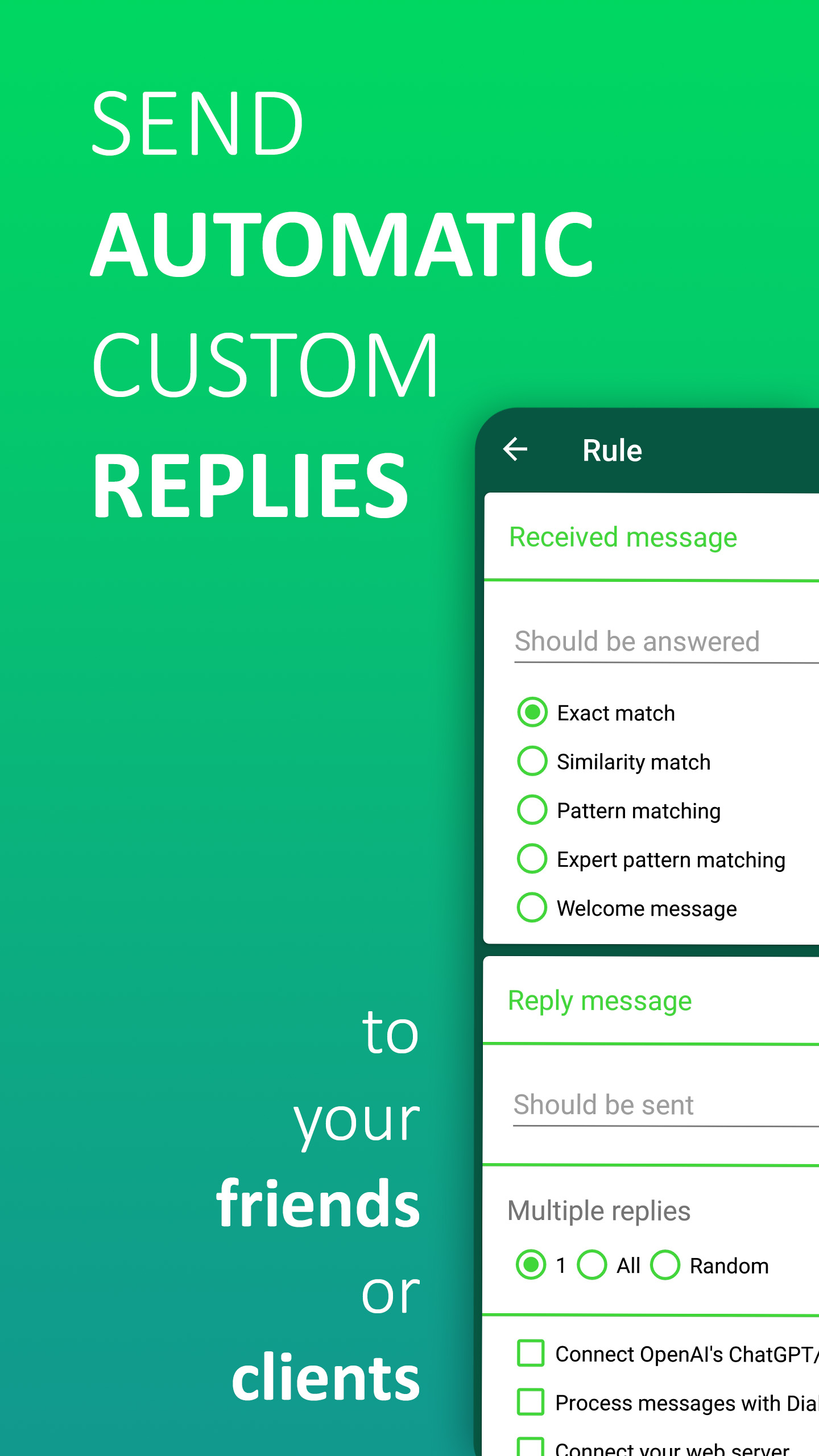 اسکرین شات 1 برنامه AutoResponder for WA
