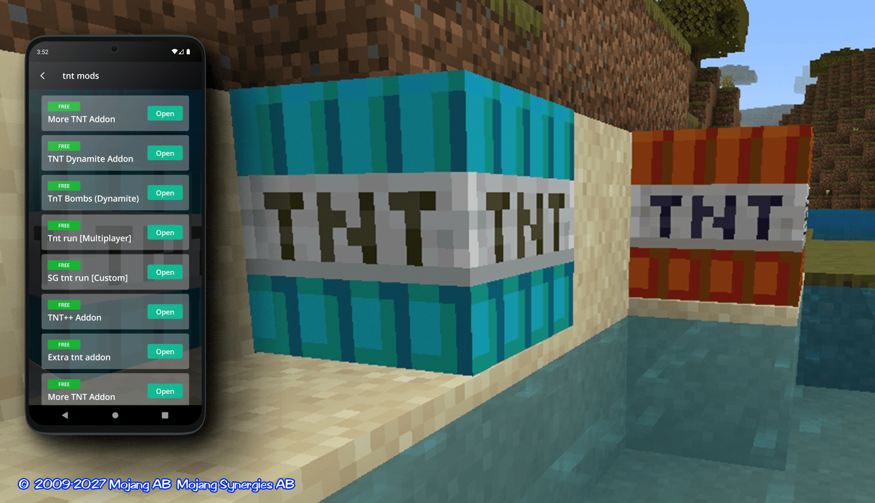 اسکرین شات 2 برنامه tnt addon for minecraft