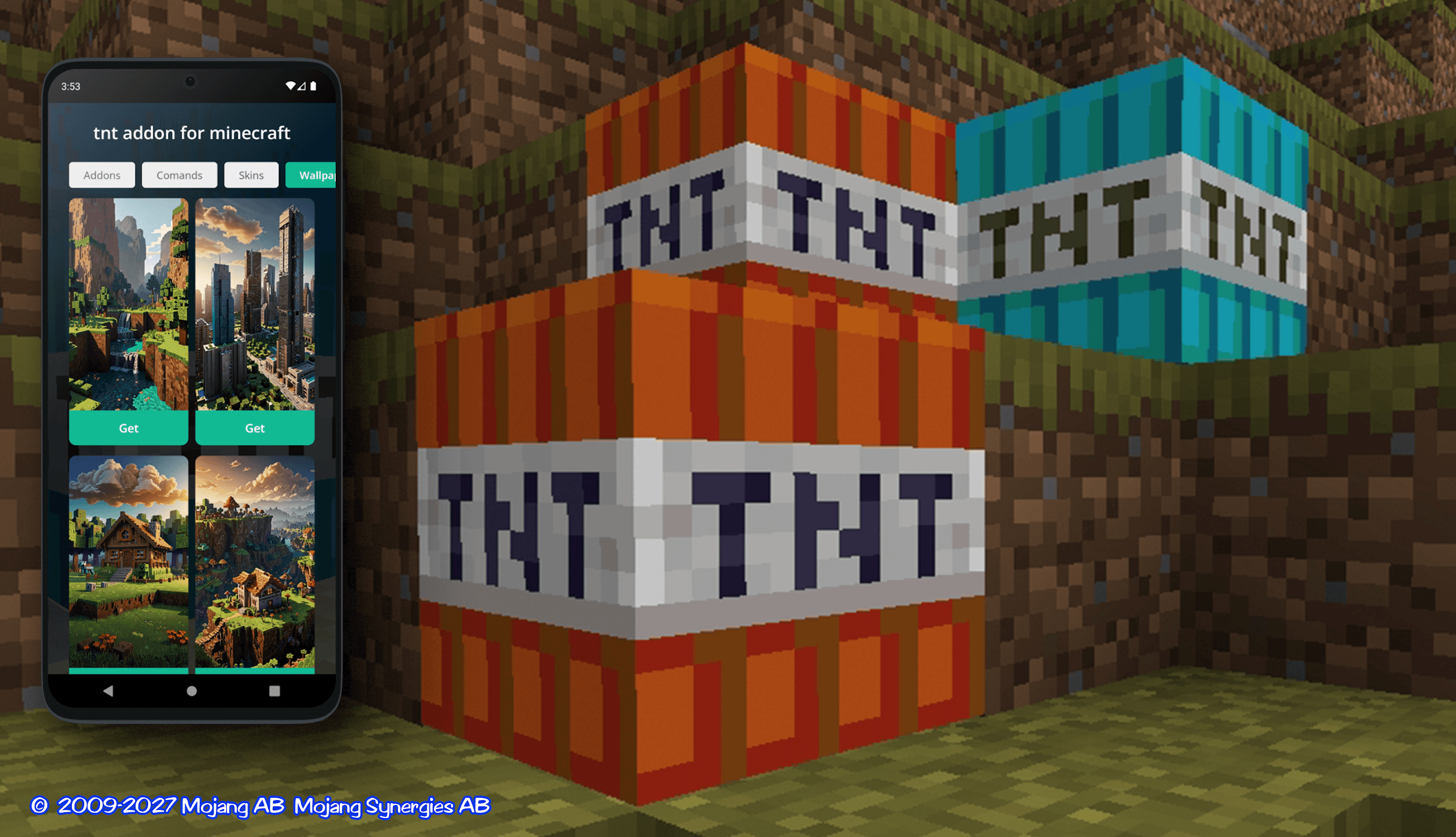 اسکرین شات 4 برنامه tnt addon for minecraft