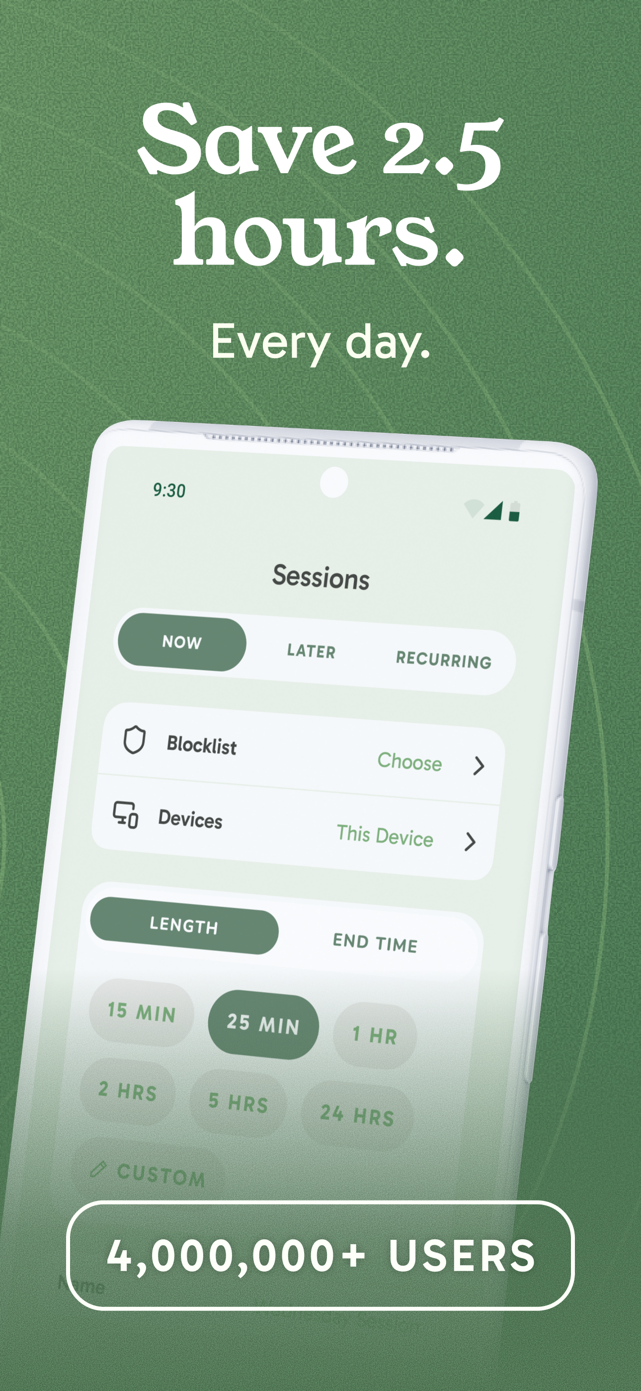 اسکرین شات 2 برنامه Freedom: App & Website Blocker