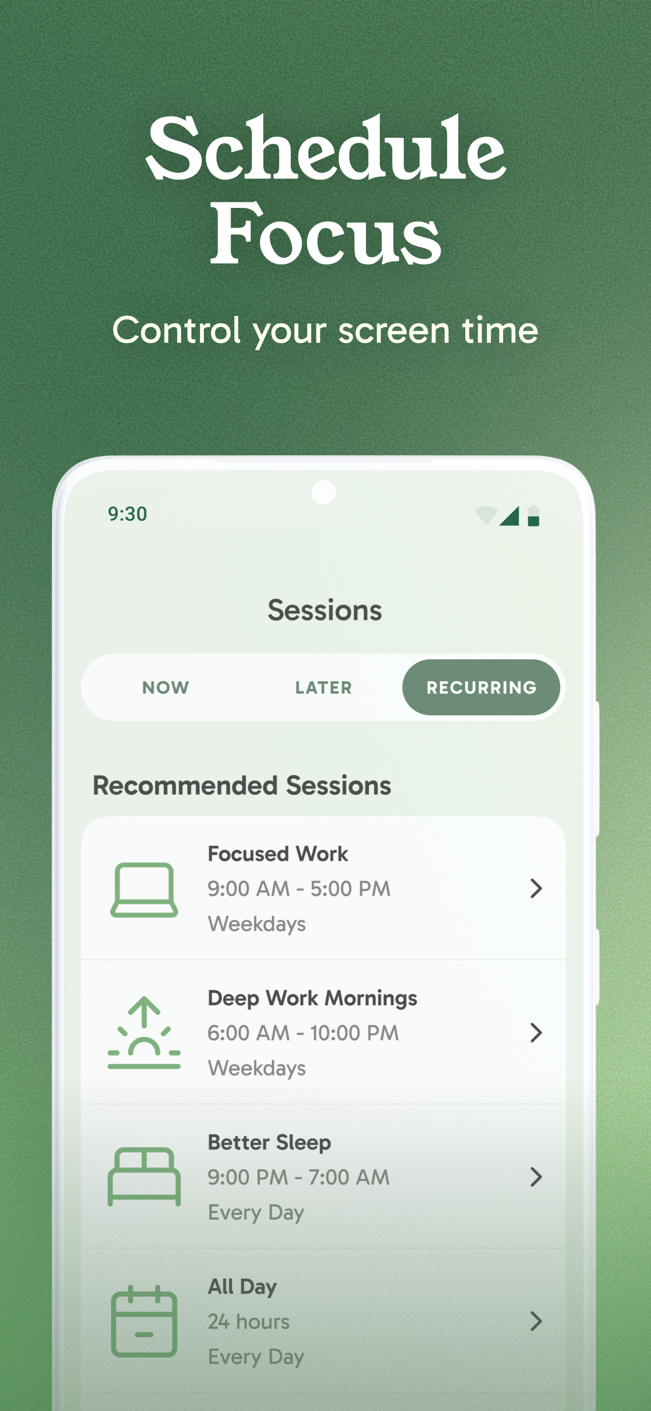 اسکرین شات 4 برنامه Freedom: App & Website Blocker