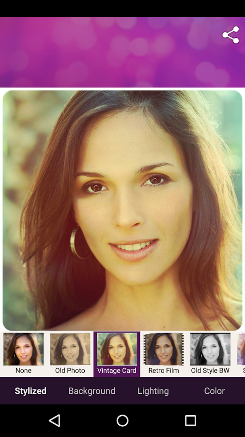 اسکرین شات 4 برنامه Visage Lab – face retouch