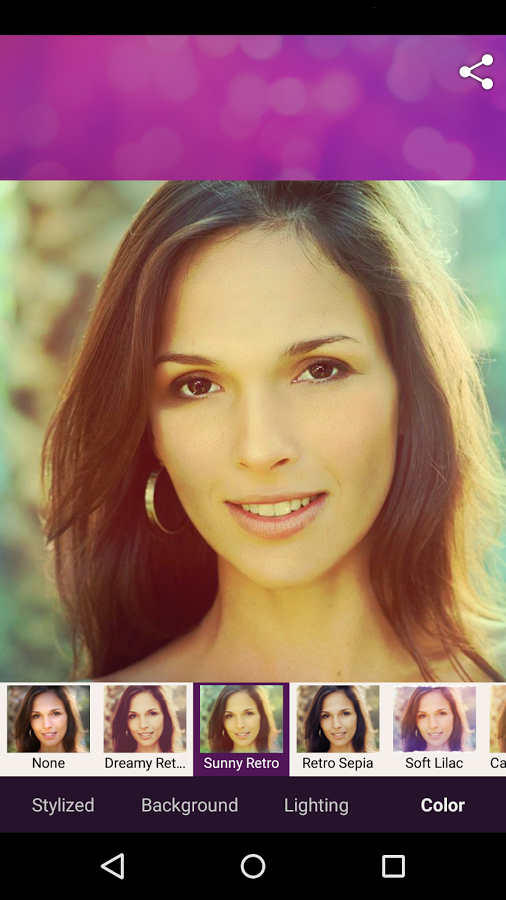 اسکرین شات 6 برنامه Visage Lab – face retouch