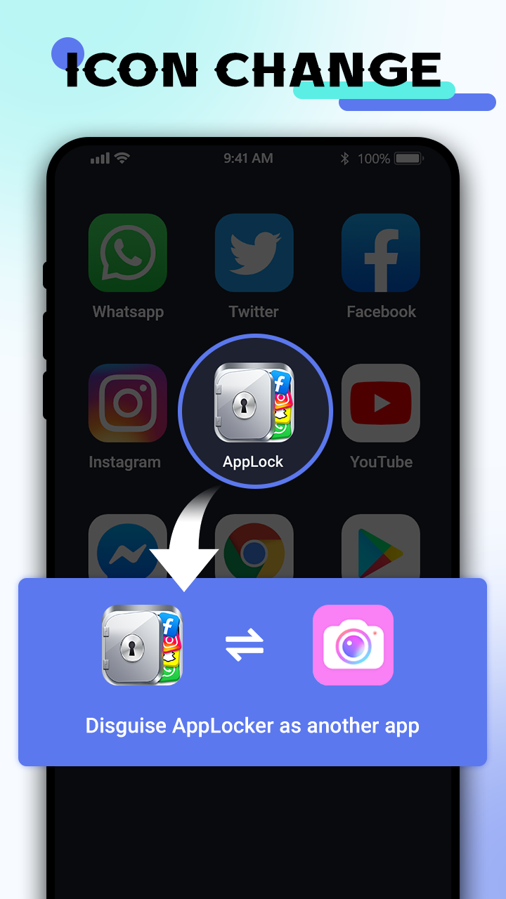 اسکرین شات 8 برنامه App Lock: Lock App,Fingerprint