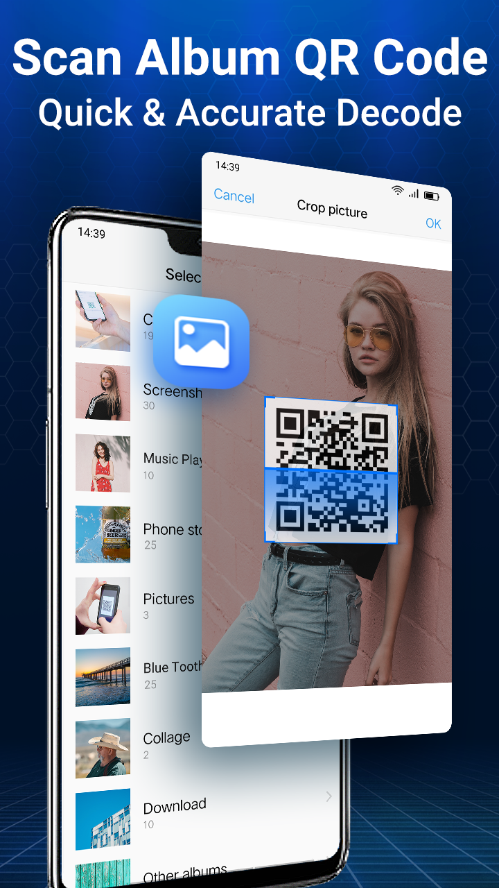 اسکرین شات 8 برنامه اسکنر بارکد کد QR& اسکنر بارکد