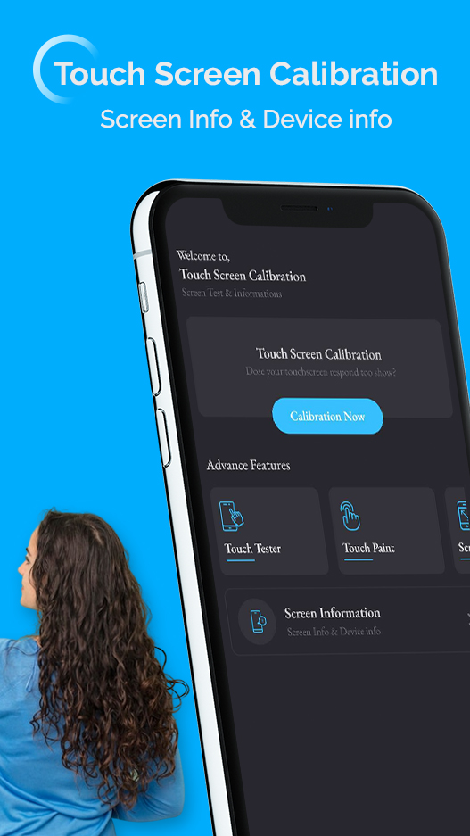 اسکرین شات 2 برنامه Touchscreen Calibration, Test