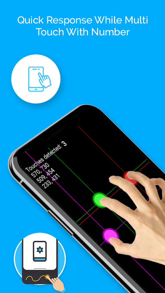 اسکرین شات 4 برنامه Touchscreen Calibration, Test