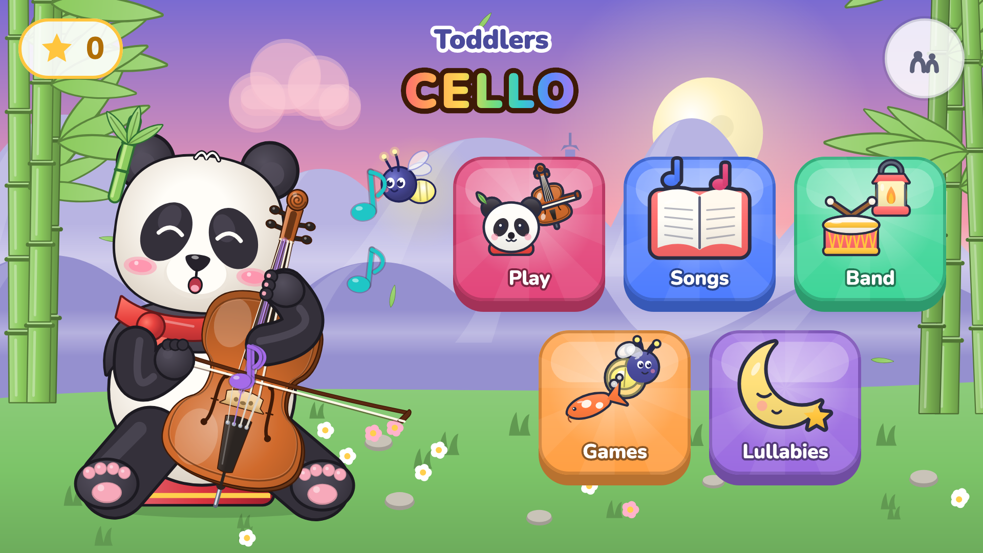اسکرین شات 1 بازی Toddlers Cello: Baby Music