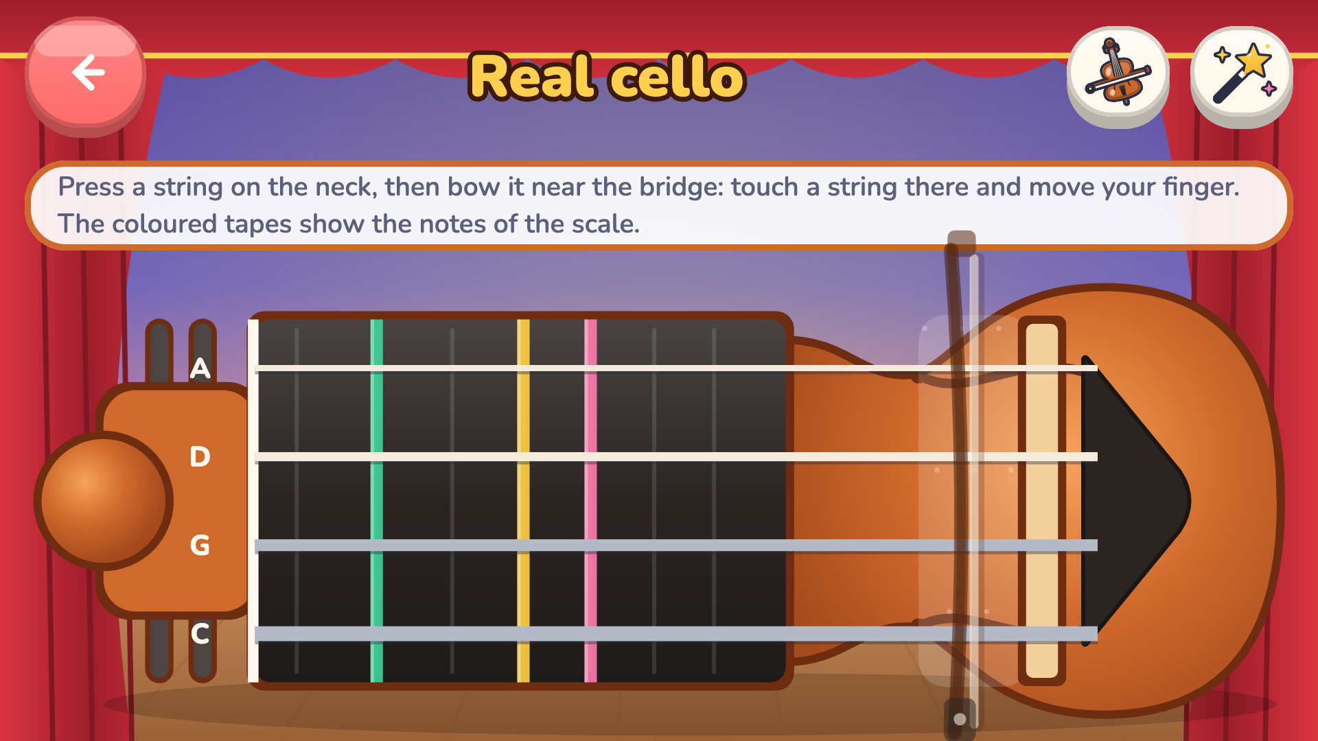 اسکرین شات 7 بازی Toddlers Cello: Baby Music