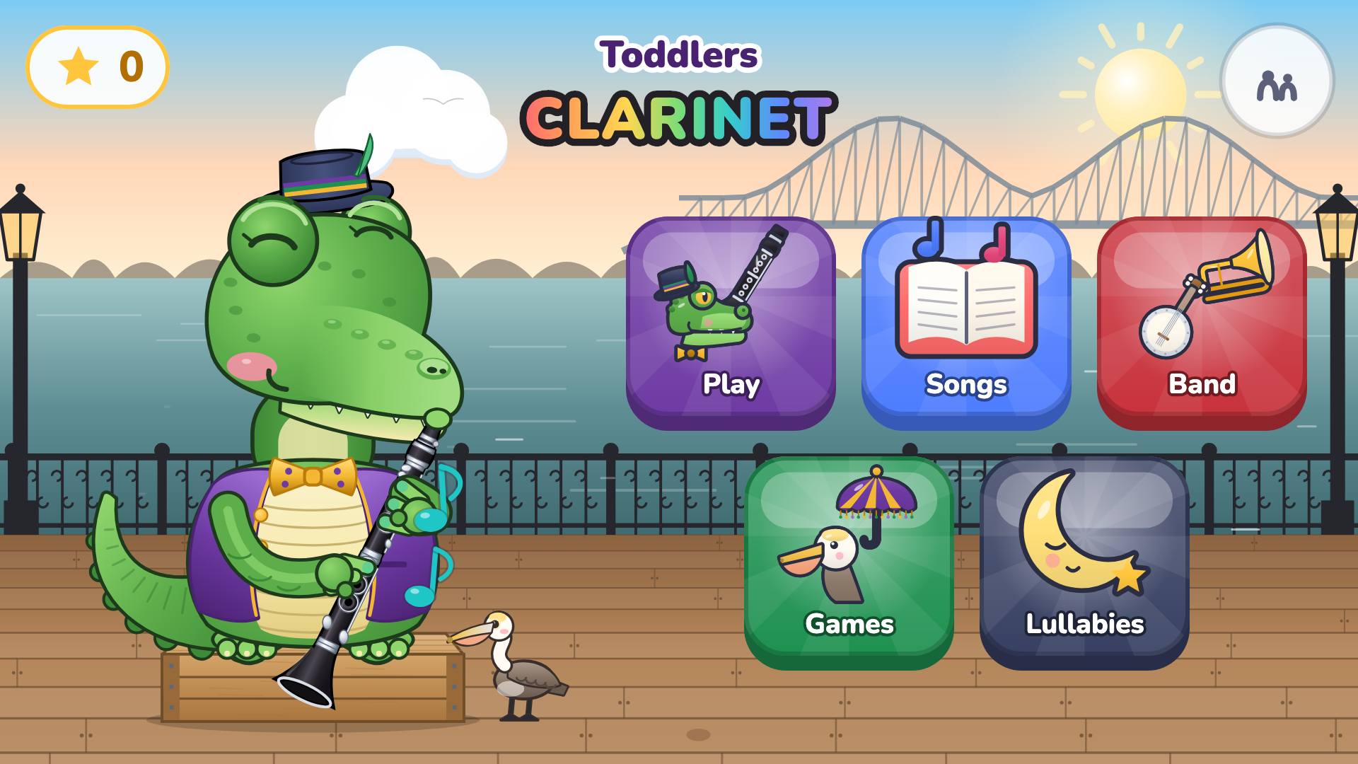 اسکرین شات 1 بازی Toddlers Clarinet for Kids