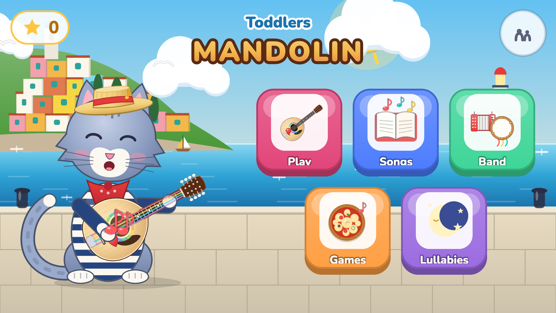 اسکرین شات 1 بازی Toddlers Mandolin: Baby Music