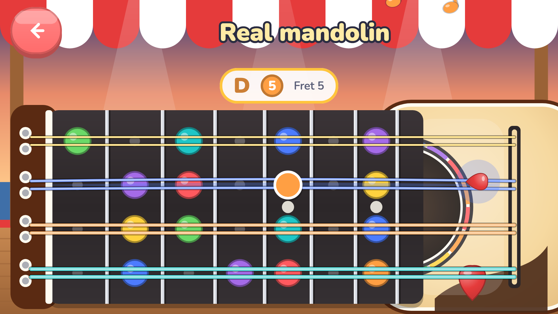 اسکرین شات 4 بازی Toddlers Mandolin: Baby Music