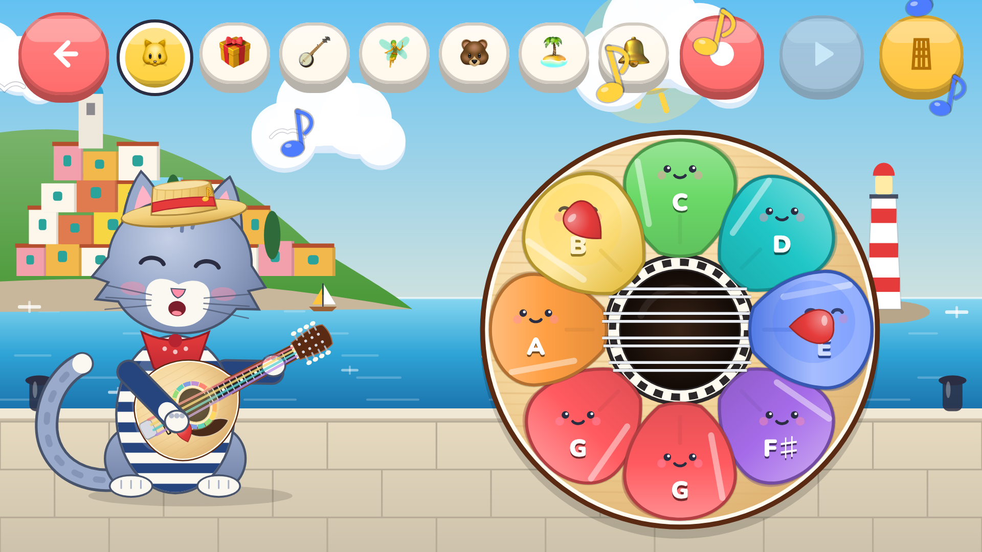 اسکرین شات 2 بازی Toddlers Mandolin: Baby Music