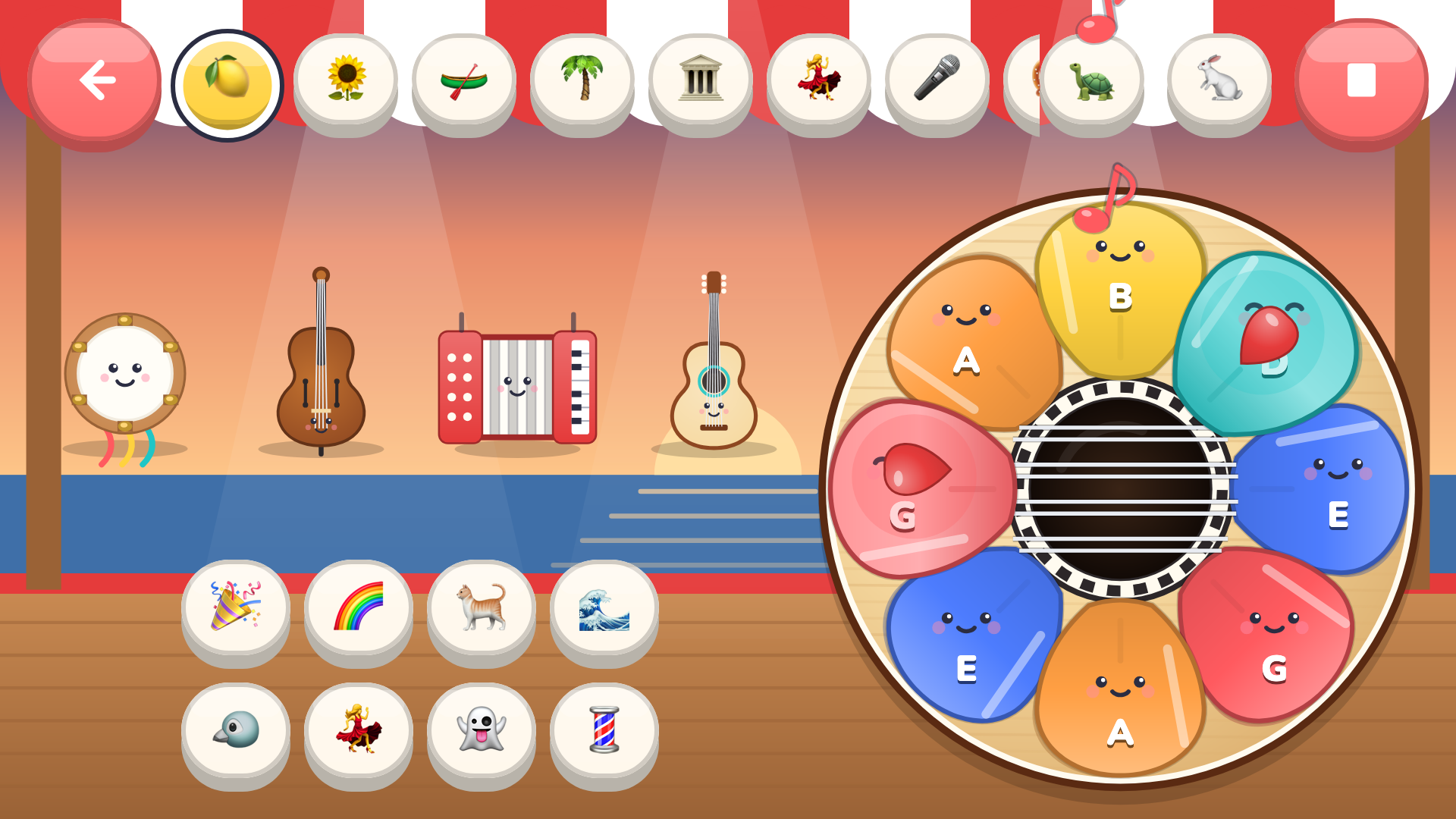 اسکرین شات 5 بازی Toddlers Mandolin: Baby Music