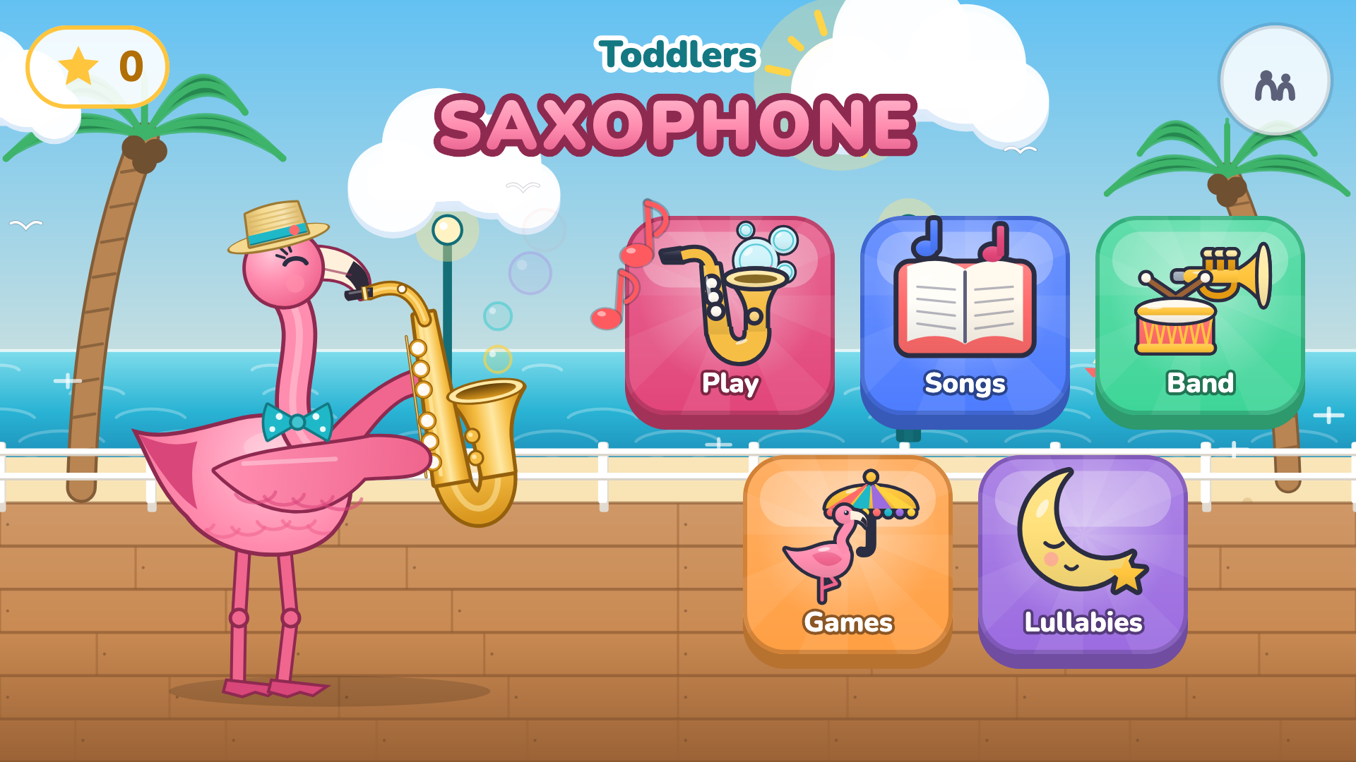 اسکرین شات 1 بازی Toddlers Saxophone: Baby Music