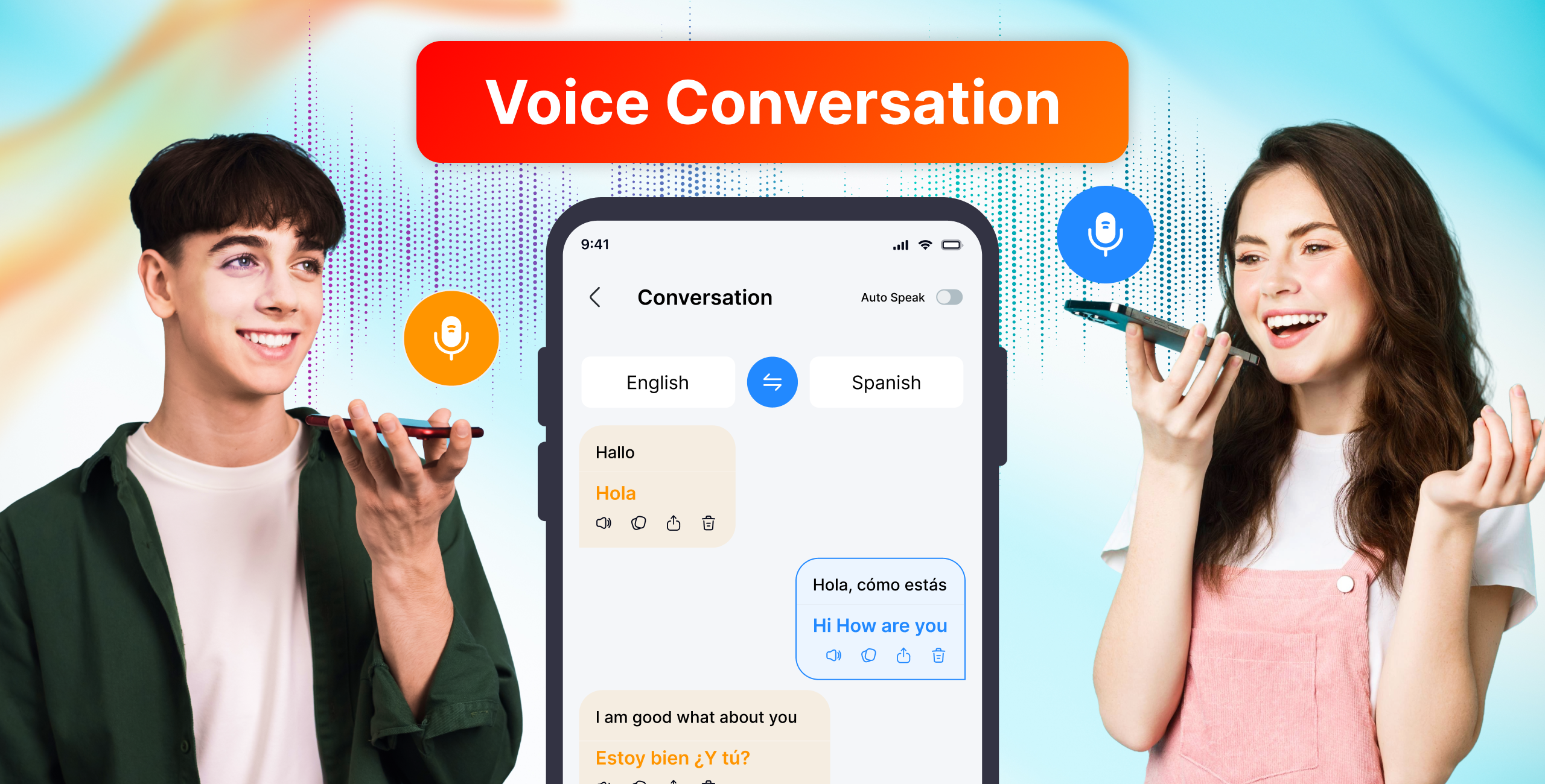 اسکرین شات 4 برنامه Language Learning - Duo Speak
