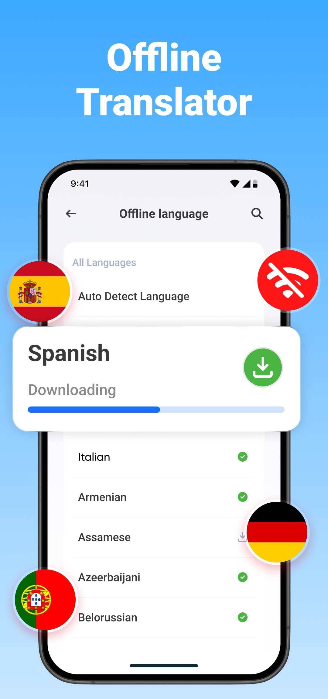 اسکرین شات 3 برنامه Translate- Language Translator