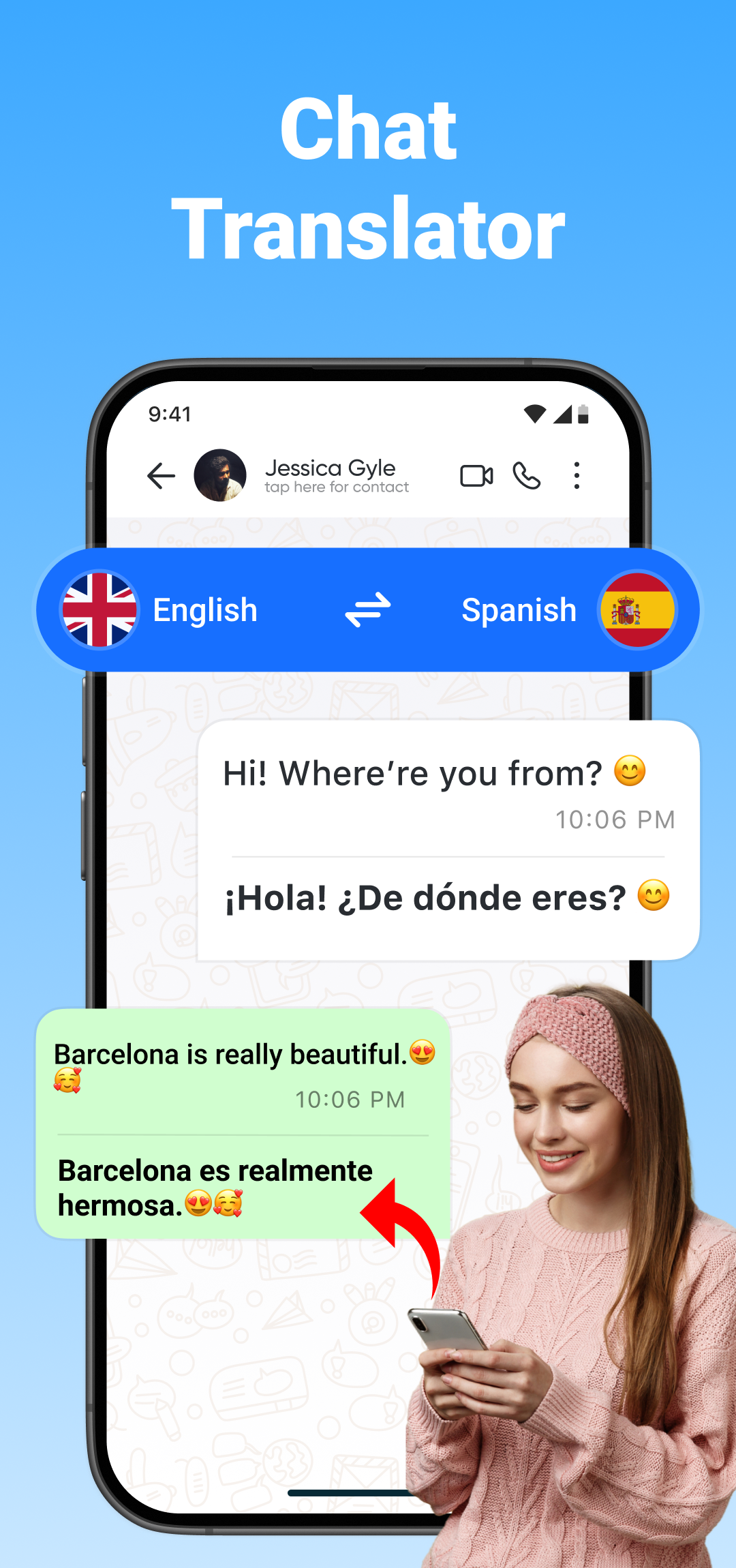 اسکرین شات 5 برنامه Translate- Language Translator