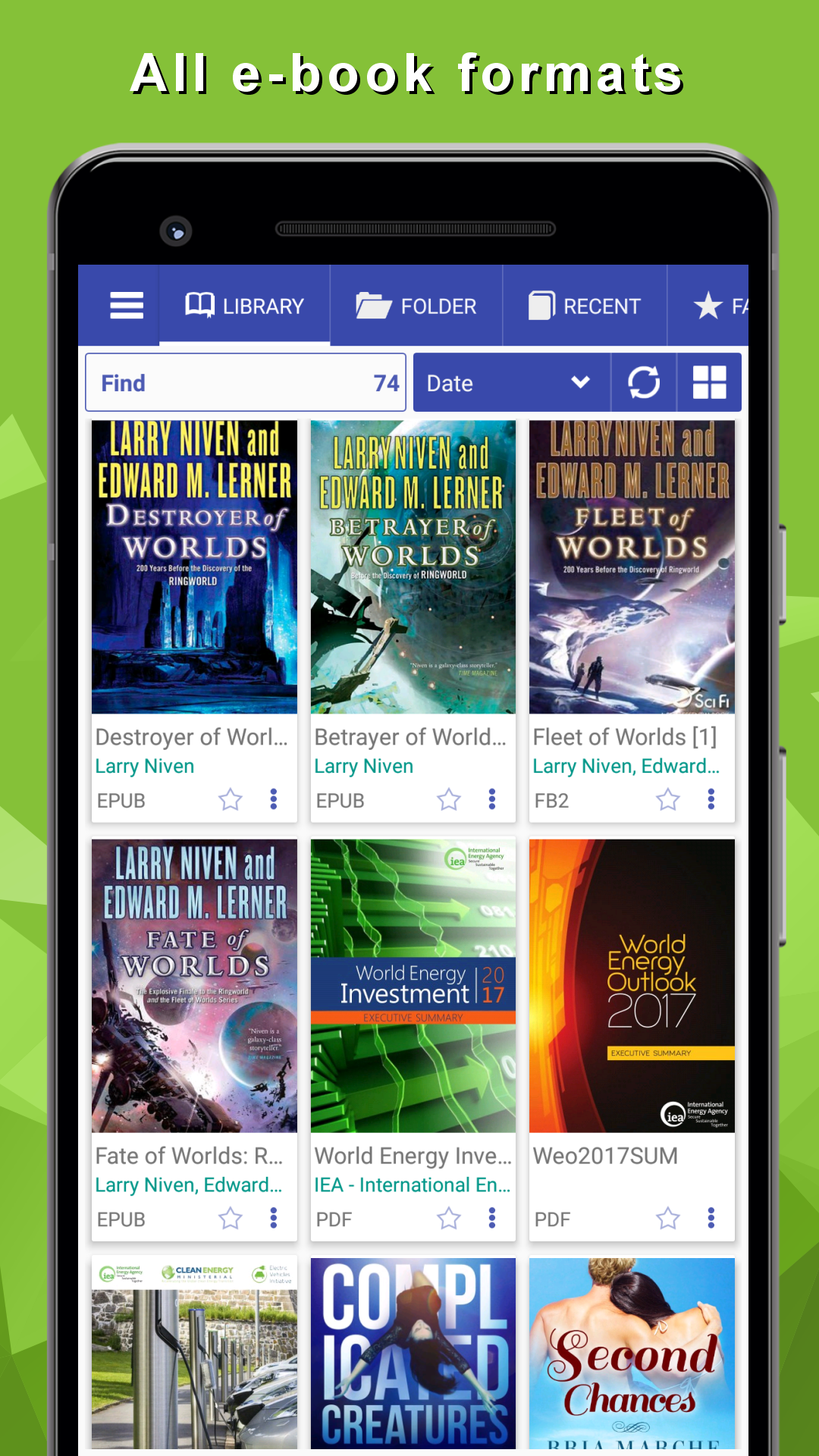 اسکرین شات 2 برنامه TTS Reader: reads aloud books