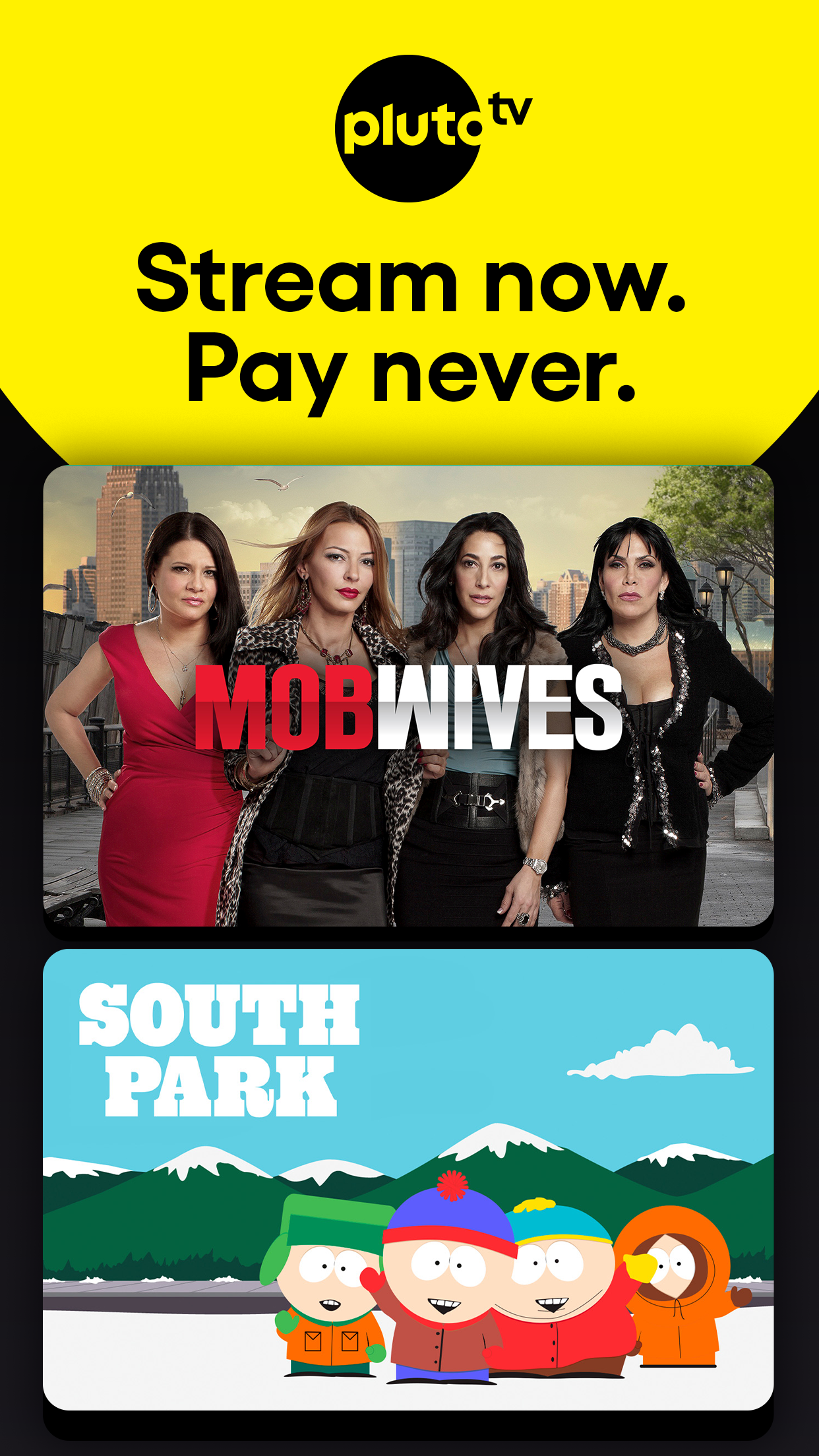 اسکرین شات 1 برنامه Pluto TV: Stream TV & Movies