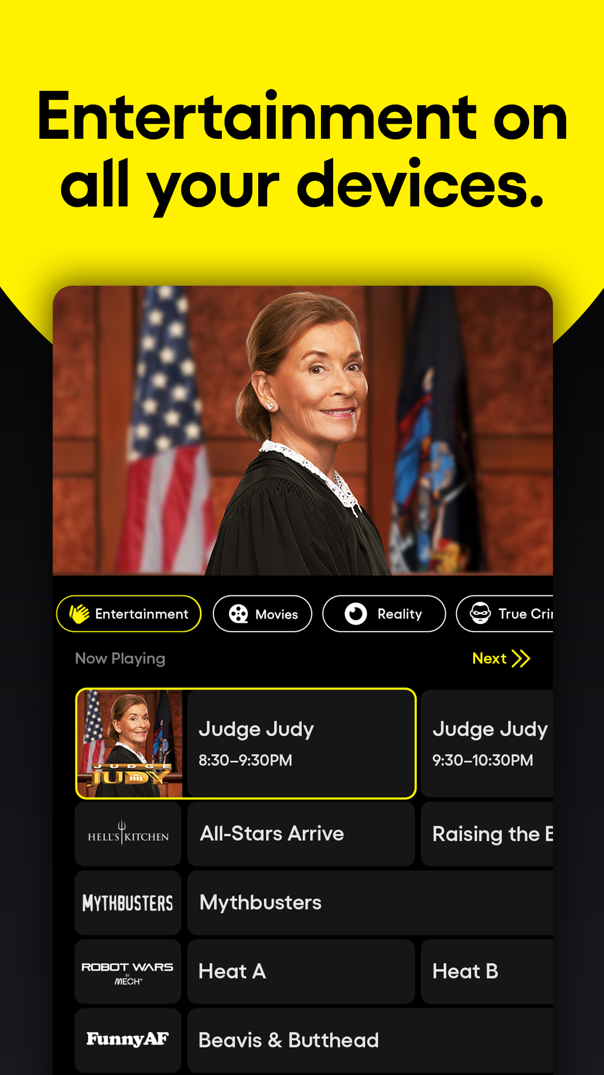 اسکرین شات 7 برنامه Pluto TV: Stream TV & Movies