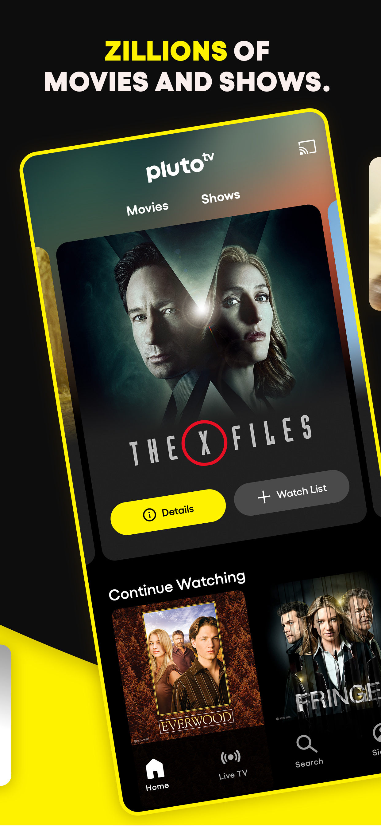 اسکرین شات 2 برنامه PlutoTV: Stream Free Movies/TV