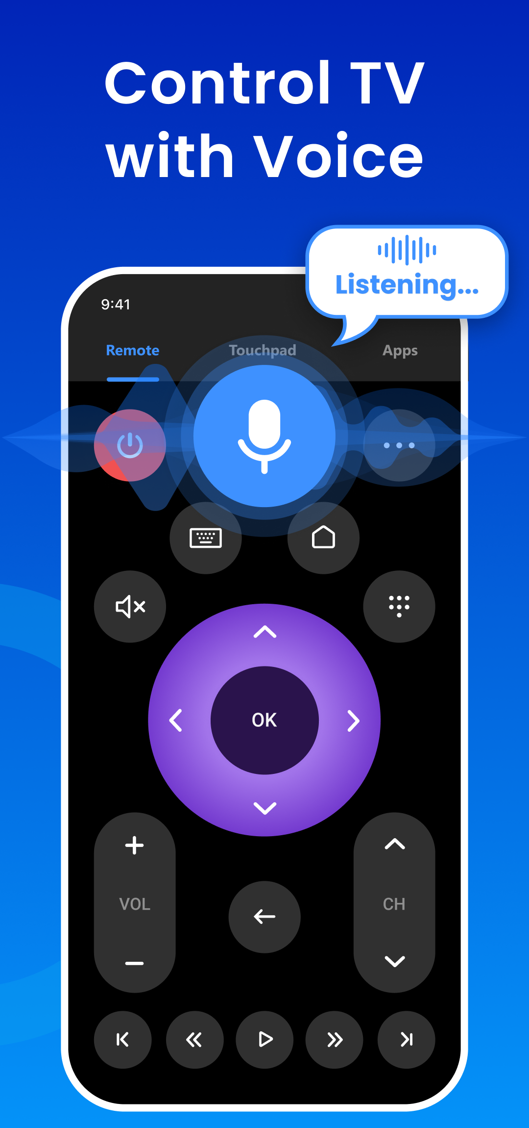 اسکرین شات 5 برنامه Universal TV Remote Control