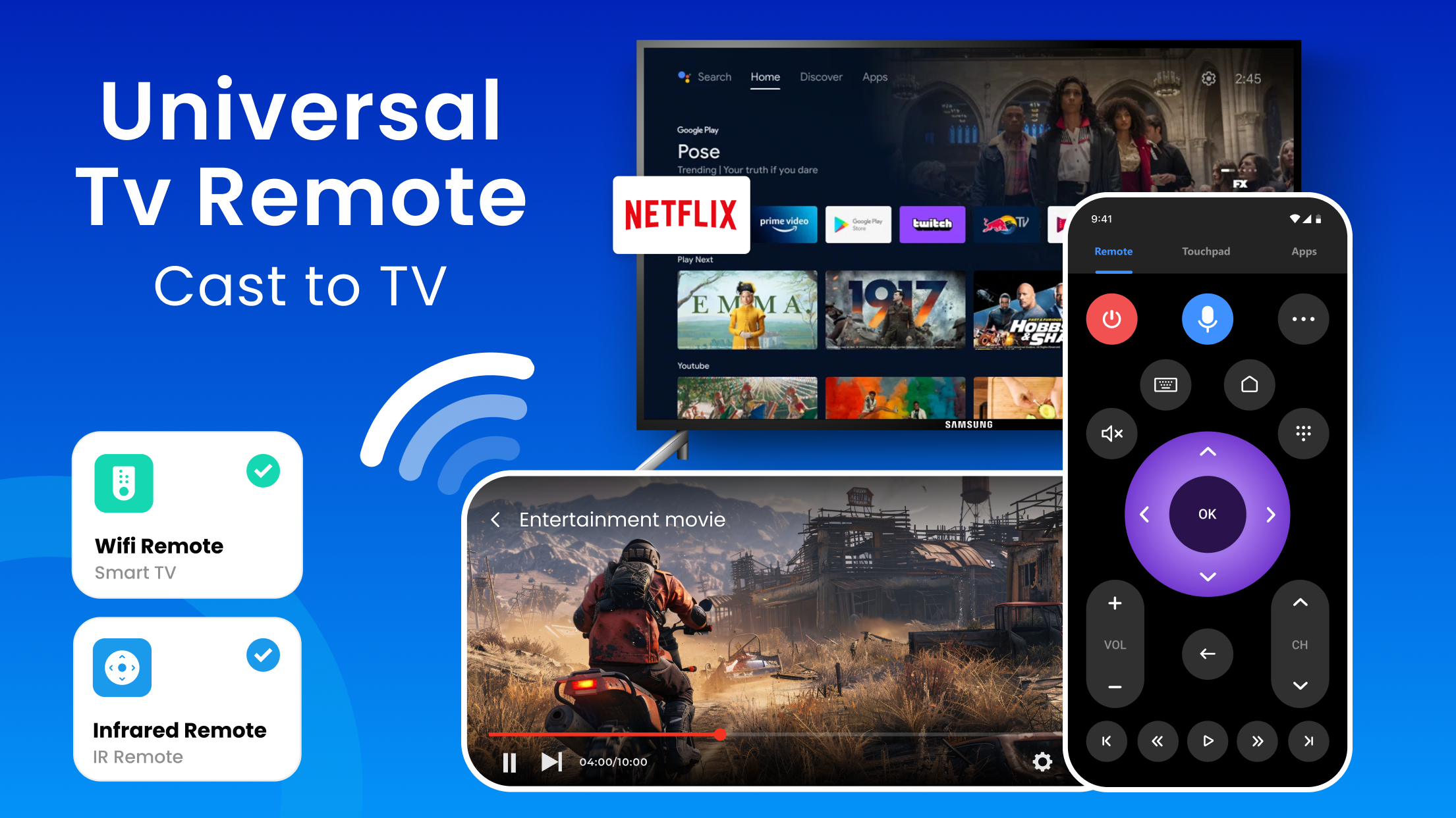 اسکرین شات 1 برنامه Universal TV Remote Control