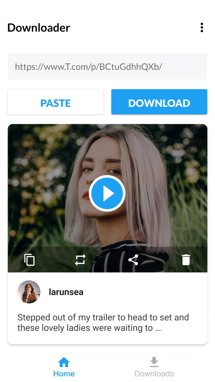 اسکرین شات 2 برنامه Video Downloader & GIF Saver