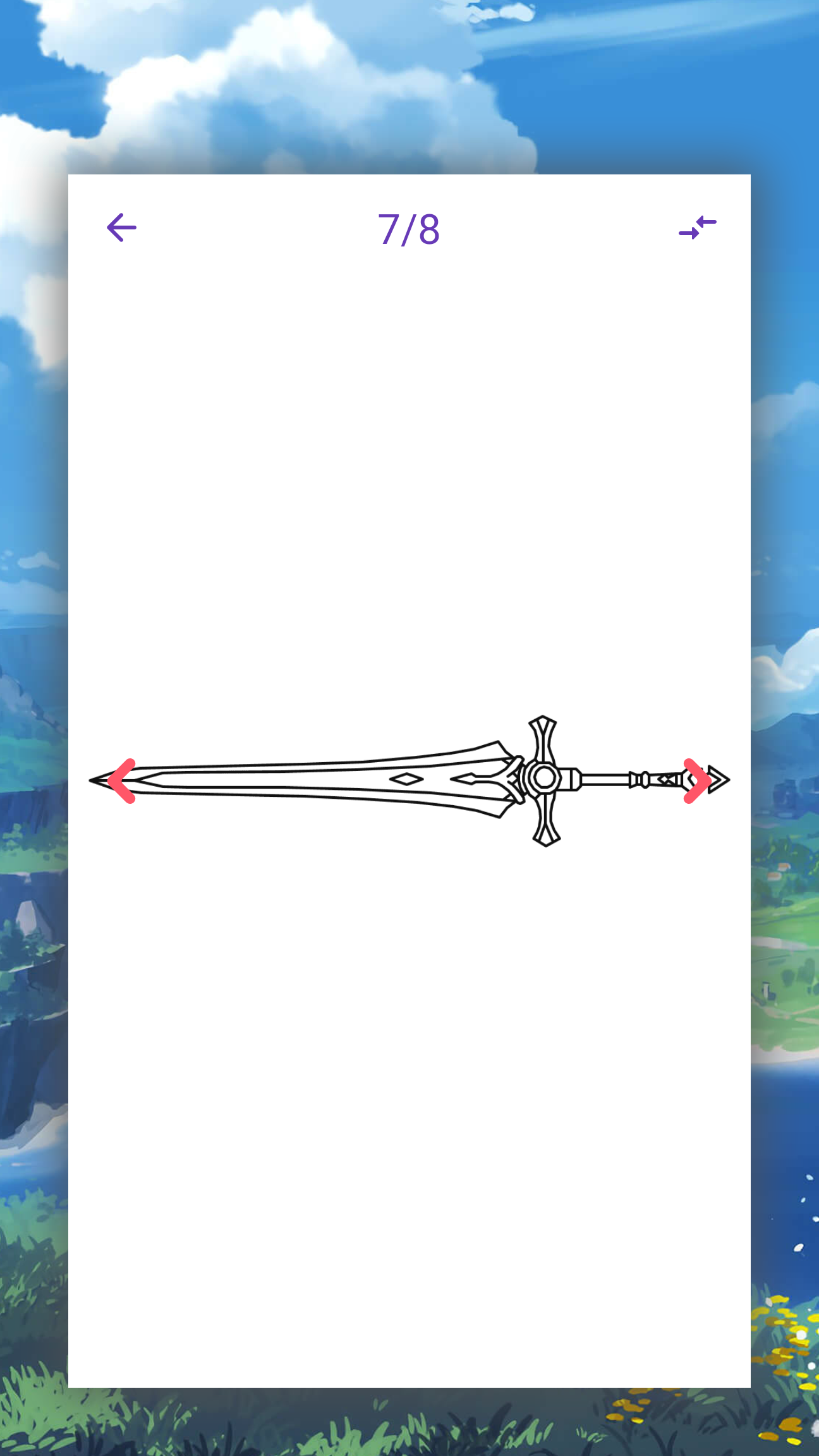 اسکرین شات 4 برنامه How to draw genshin weapons