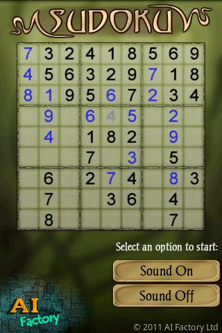 اسکرین شات 4 بازی Sudoku