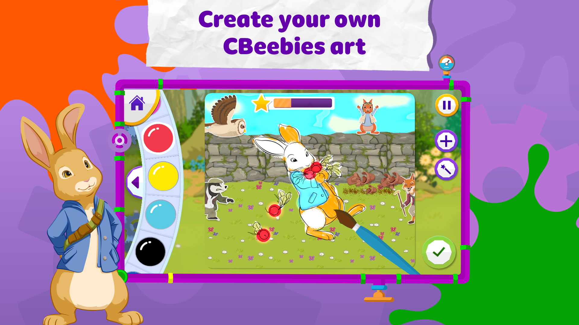 اسکرین شات 4 بازی CBeebies Get Creative: Paint
