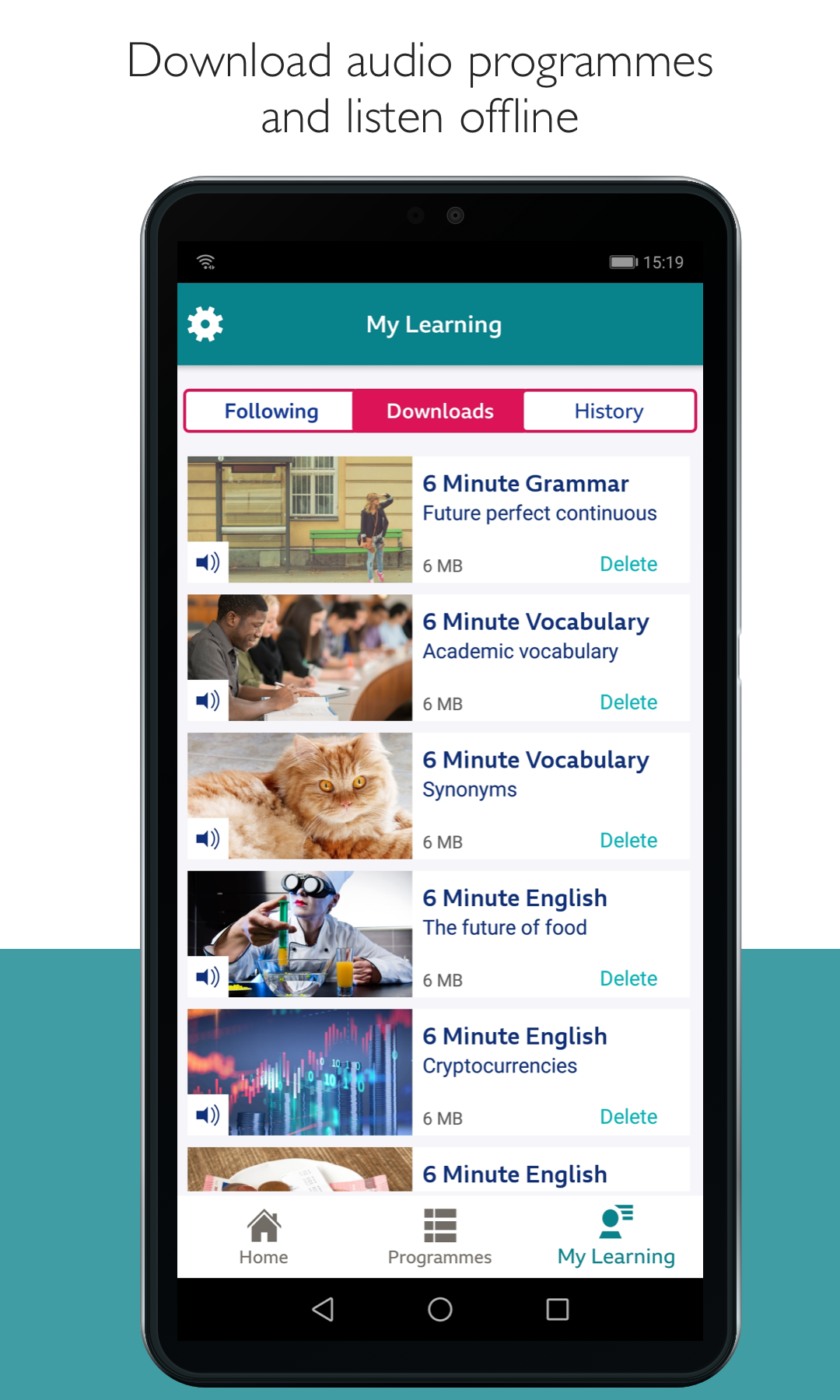 اسکرین شات 3 برنامه BBC Learning English