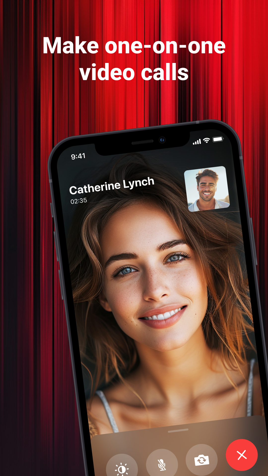 اسکرین شات 2 برنامه Dating App: Match, Chat, Meet