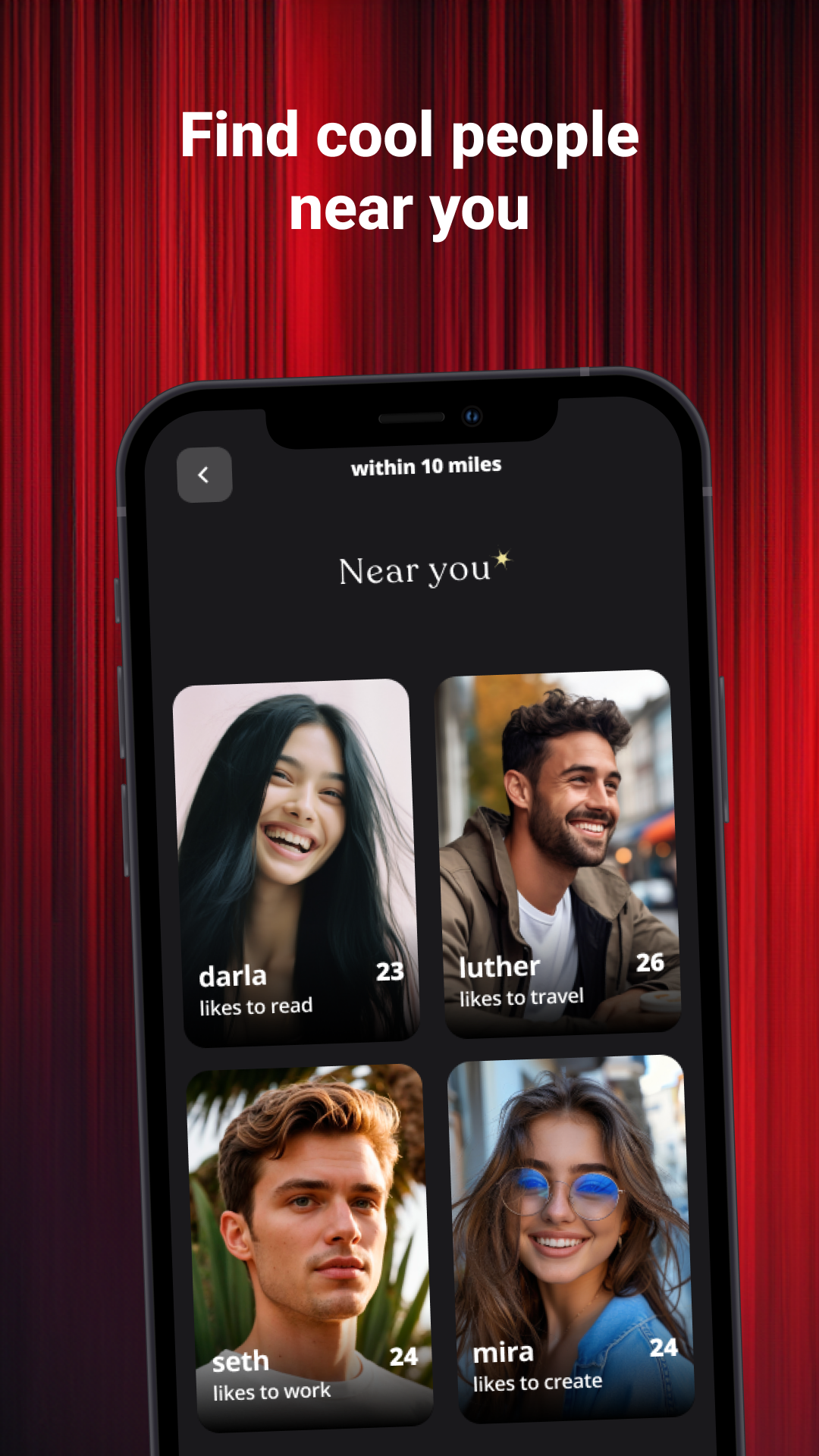 اسکرین شات 5 برنامه Dating App: Match, Chat, Meet