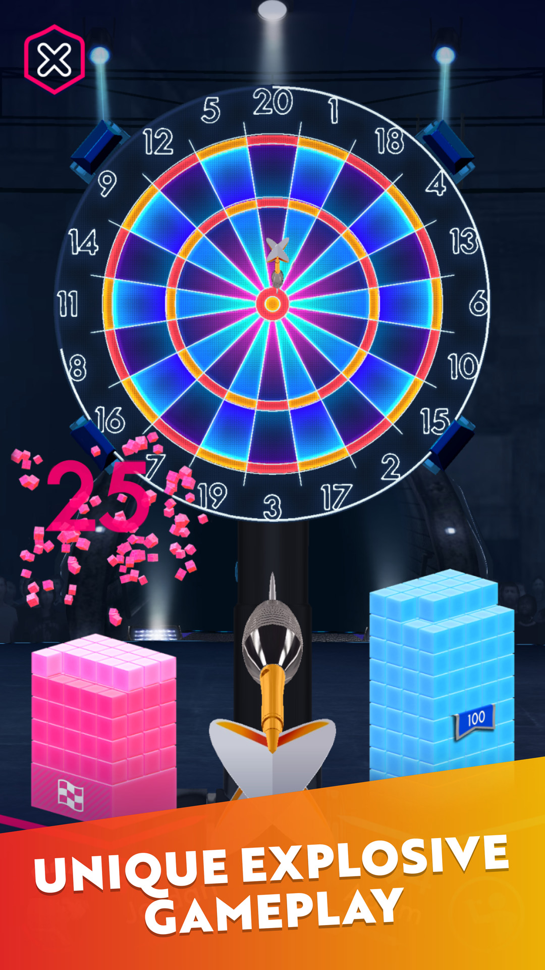 اسکرین شات 2 بازی Darts of Fury
