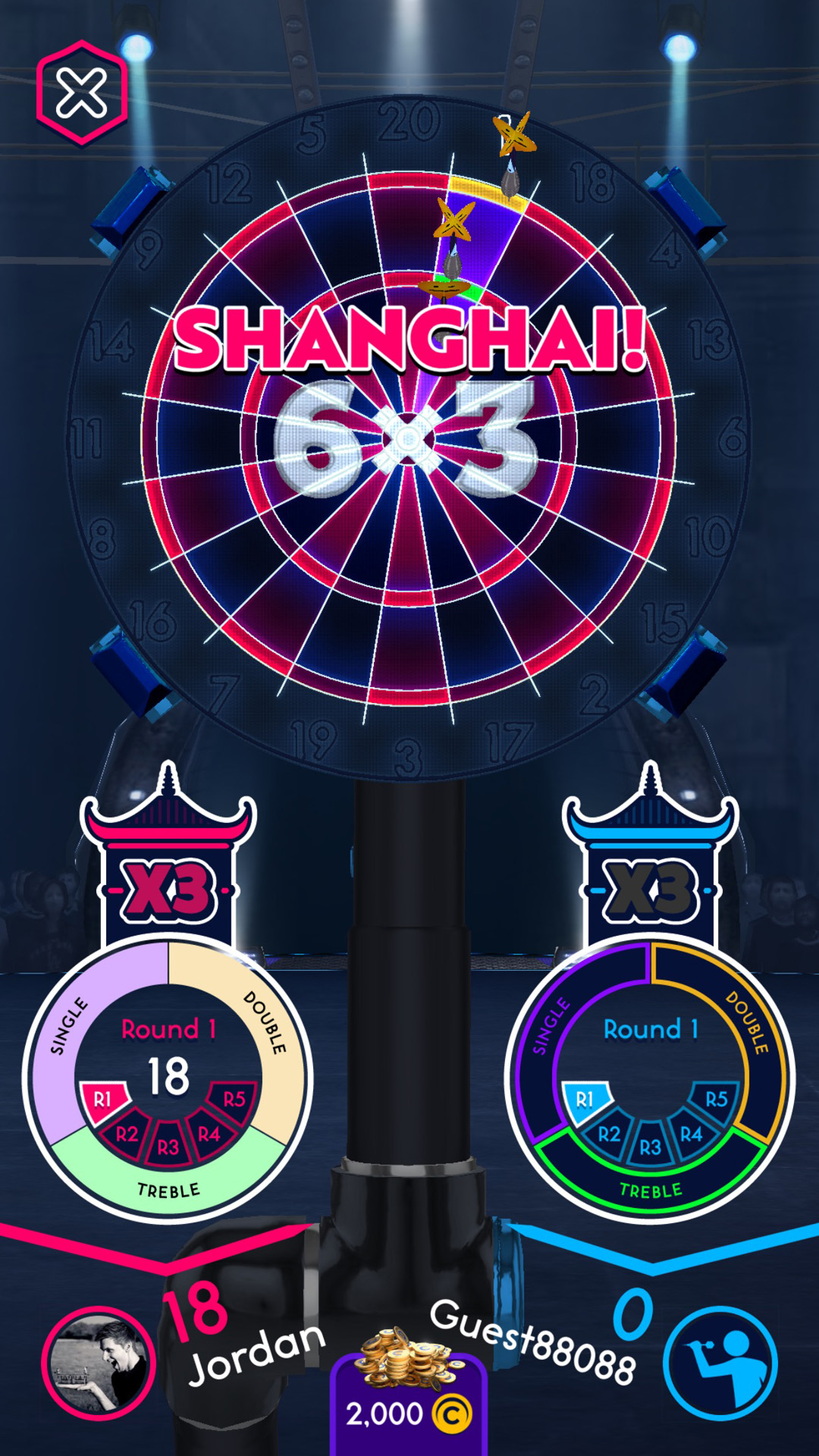 اسکرین شات 8 بازی Darts of Fury