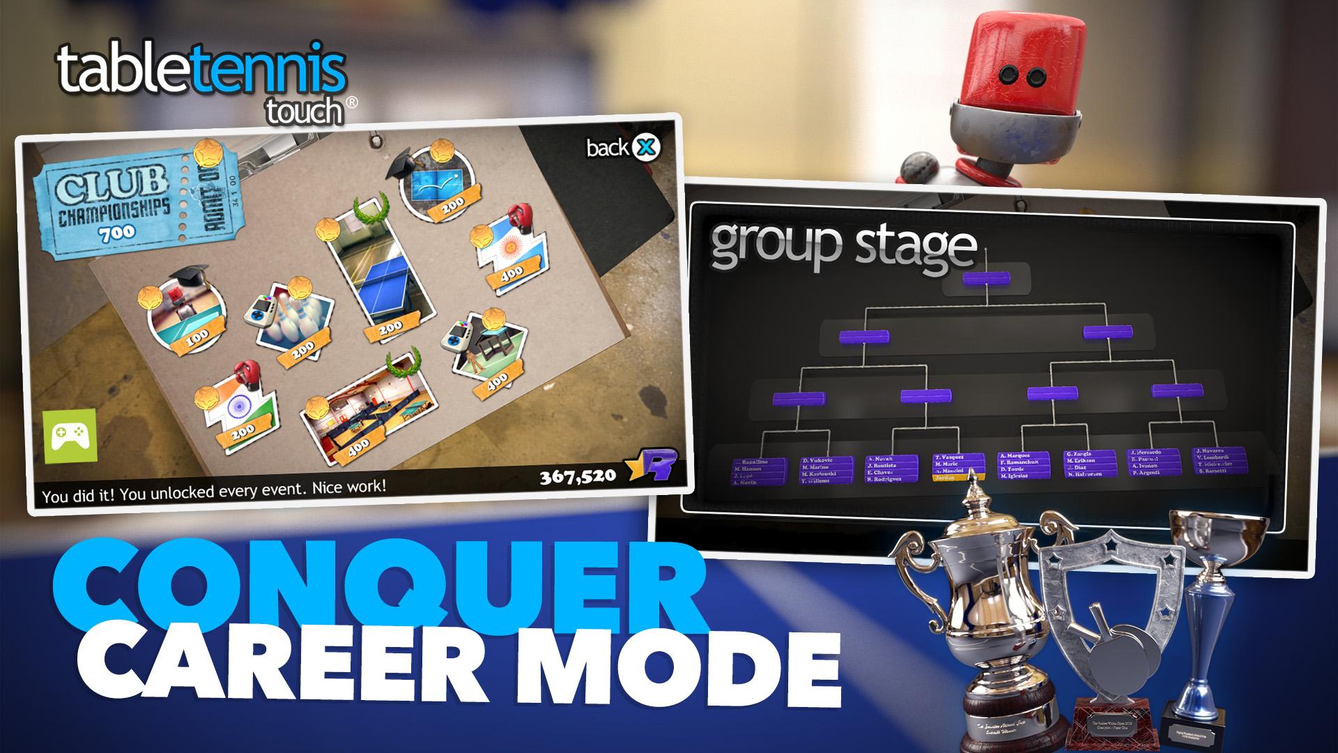 اسکرین شات 2 بازی Table Tennis Touch